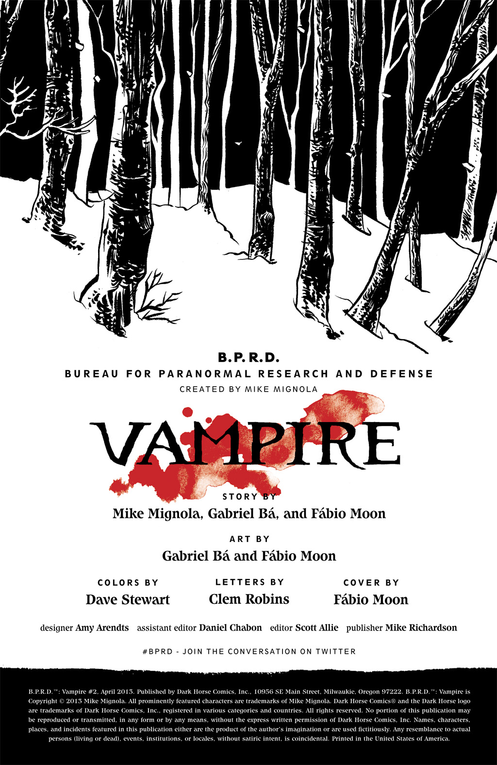 B.P.R.D.: Vampire Issue #2 - Page 2