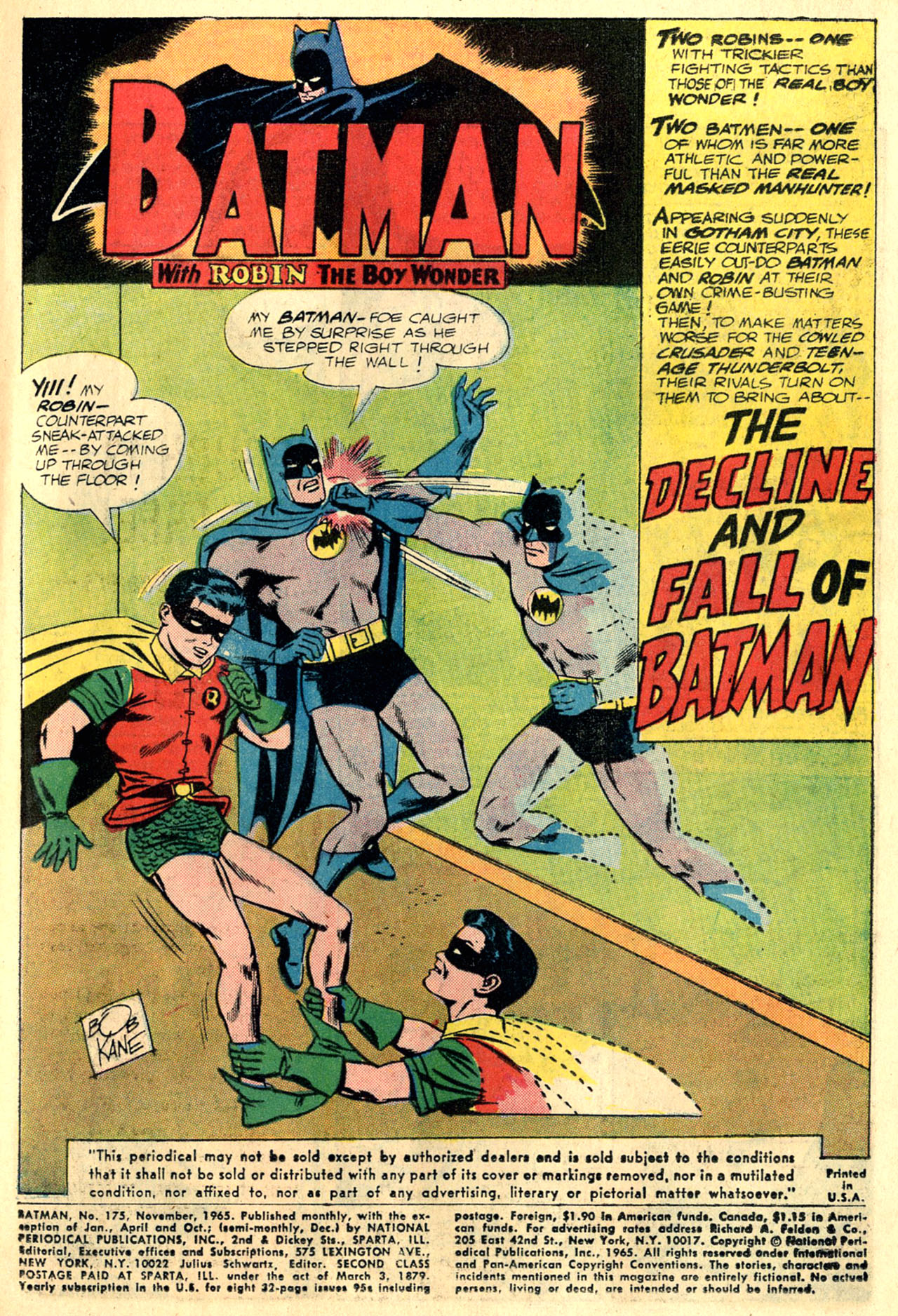 Batman (1940) Issue #175 - Page 3