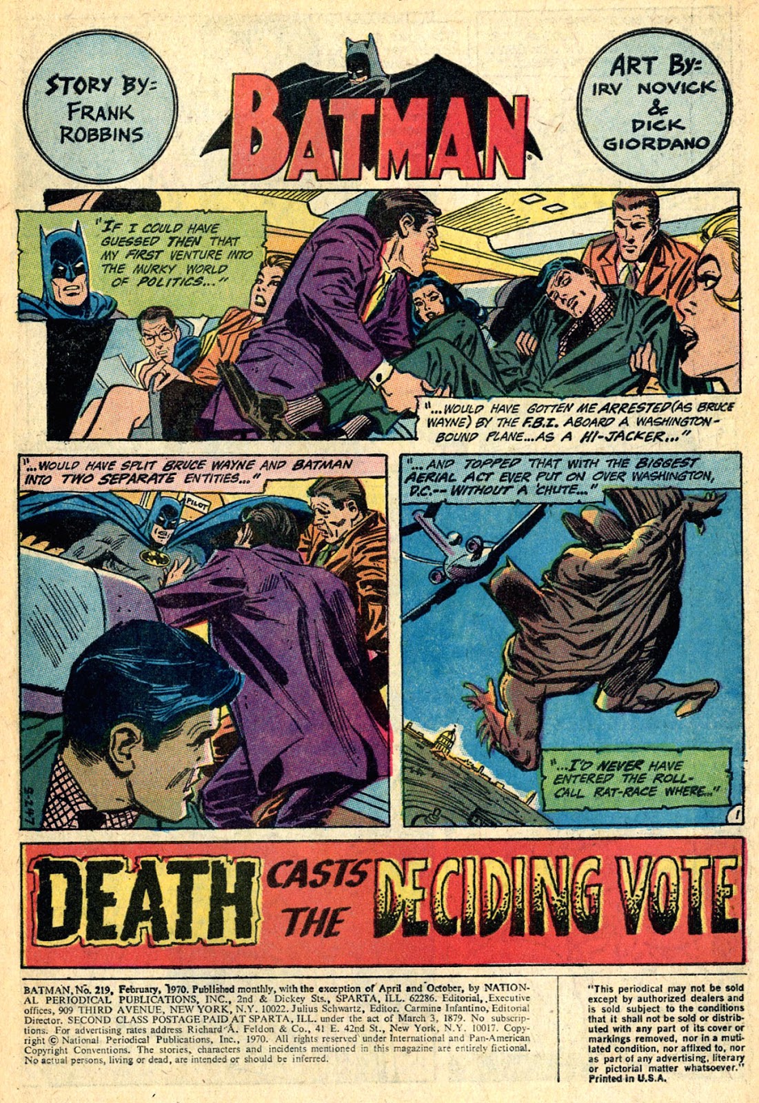 Batman (1940) Issue #219 - Page 3