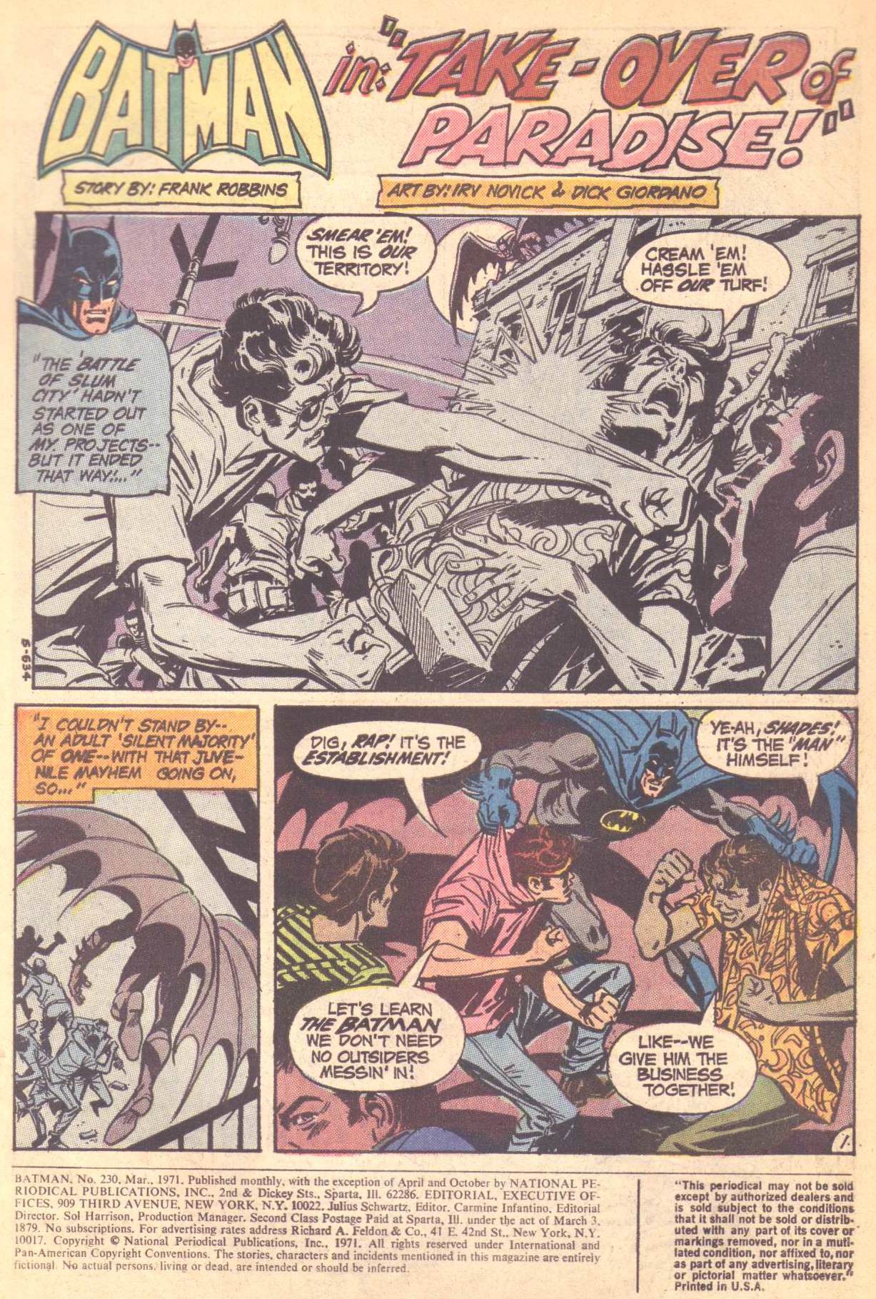 Batman (1940) Issue #230 - Page 3