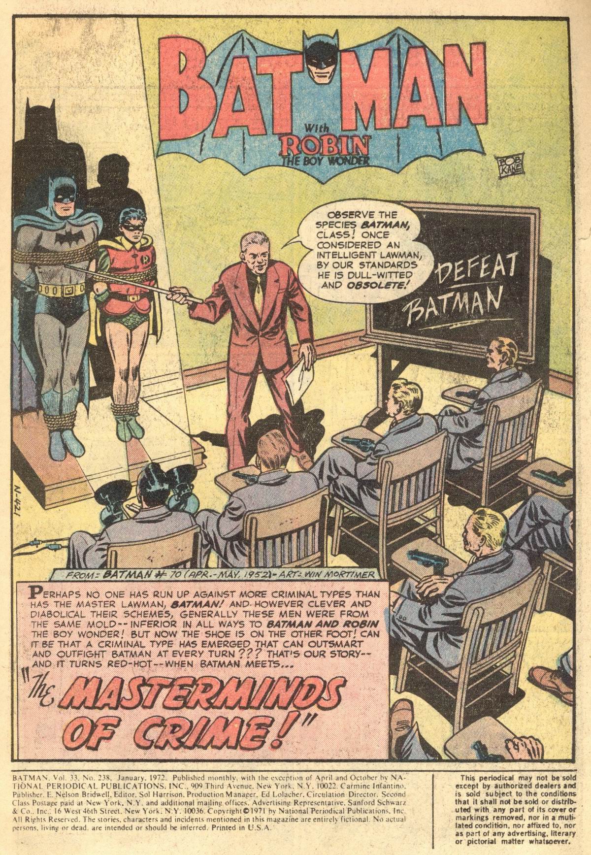 Batman (1940) Issue #238 - Page 3