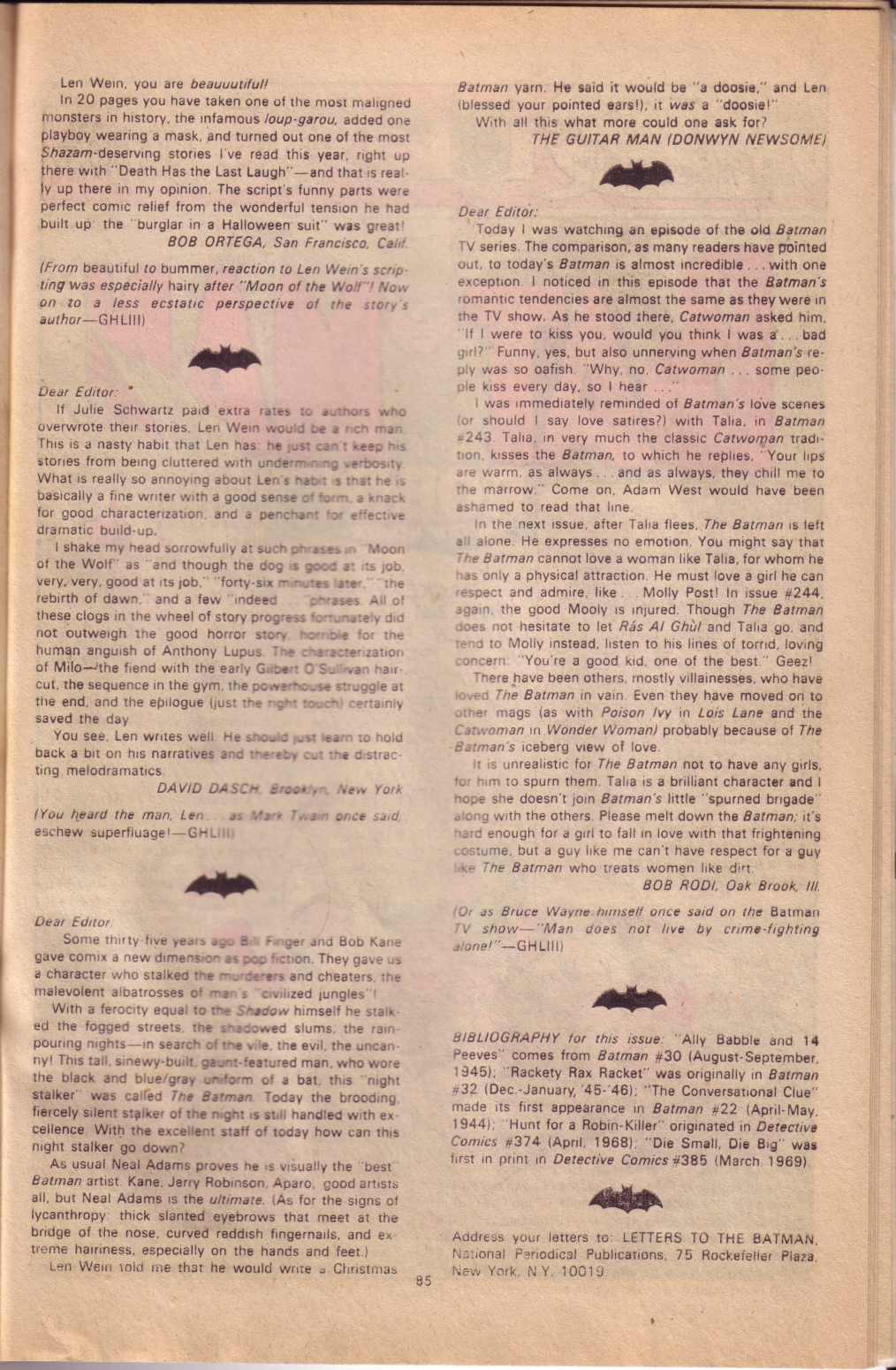 Batman (1940) Issue #257 - Page 85
