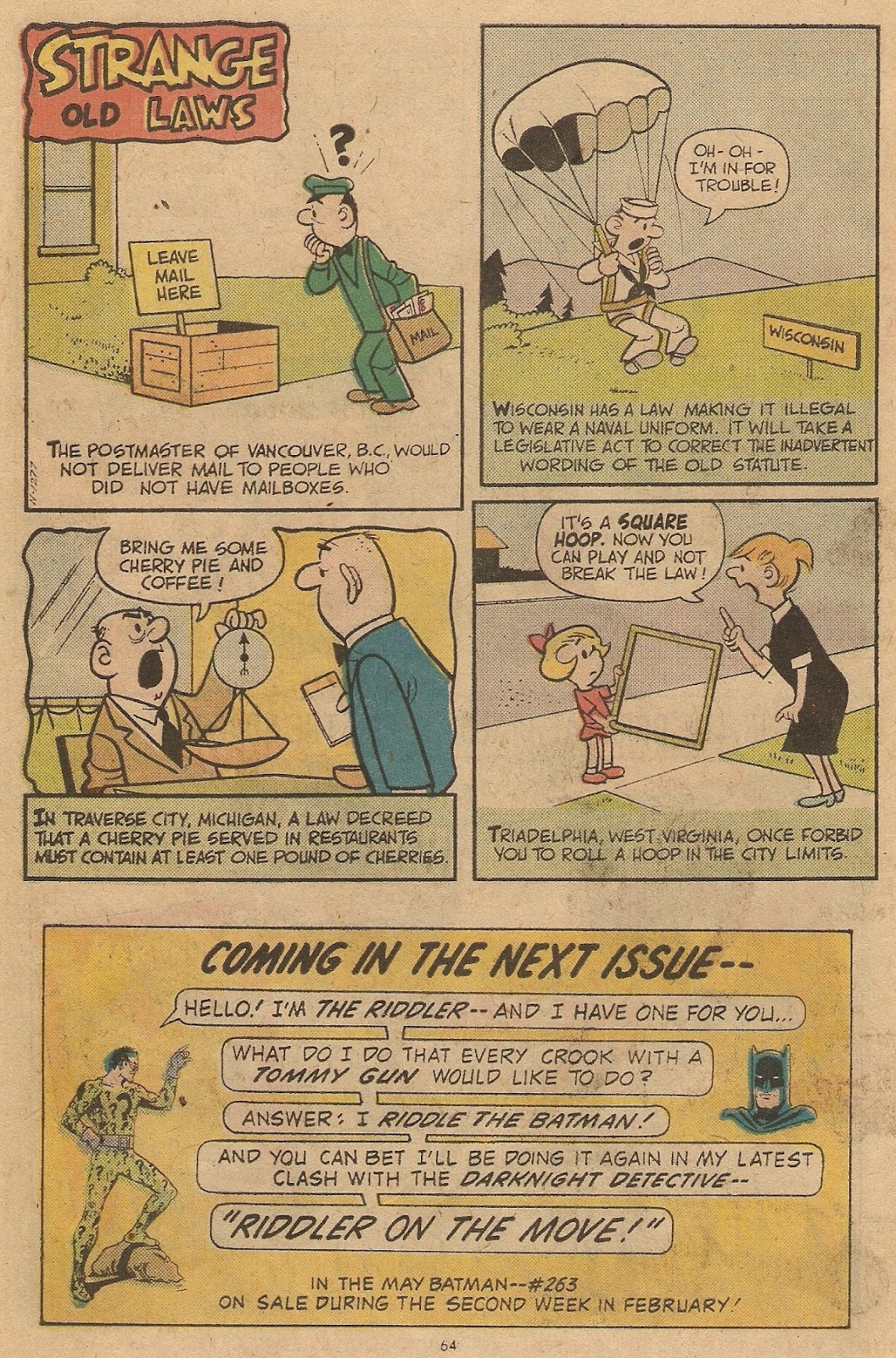 Batman (1940) Issue #262 - Page 64