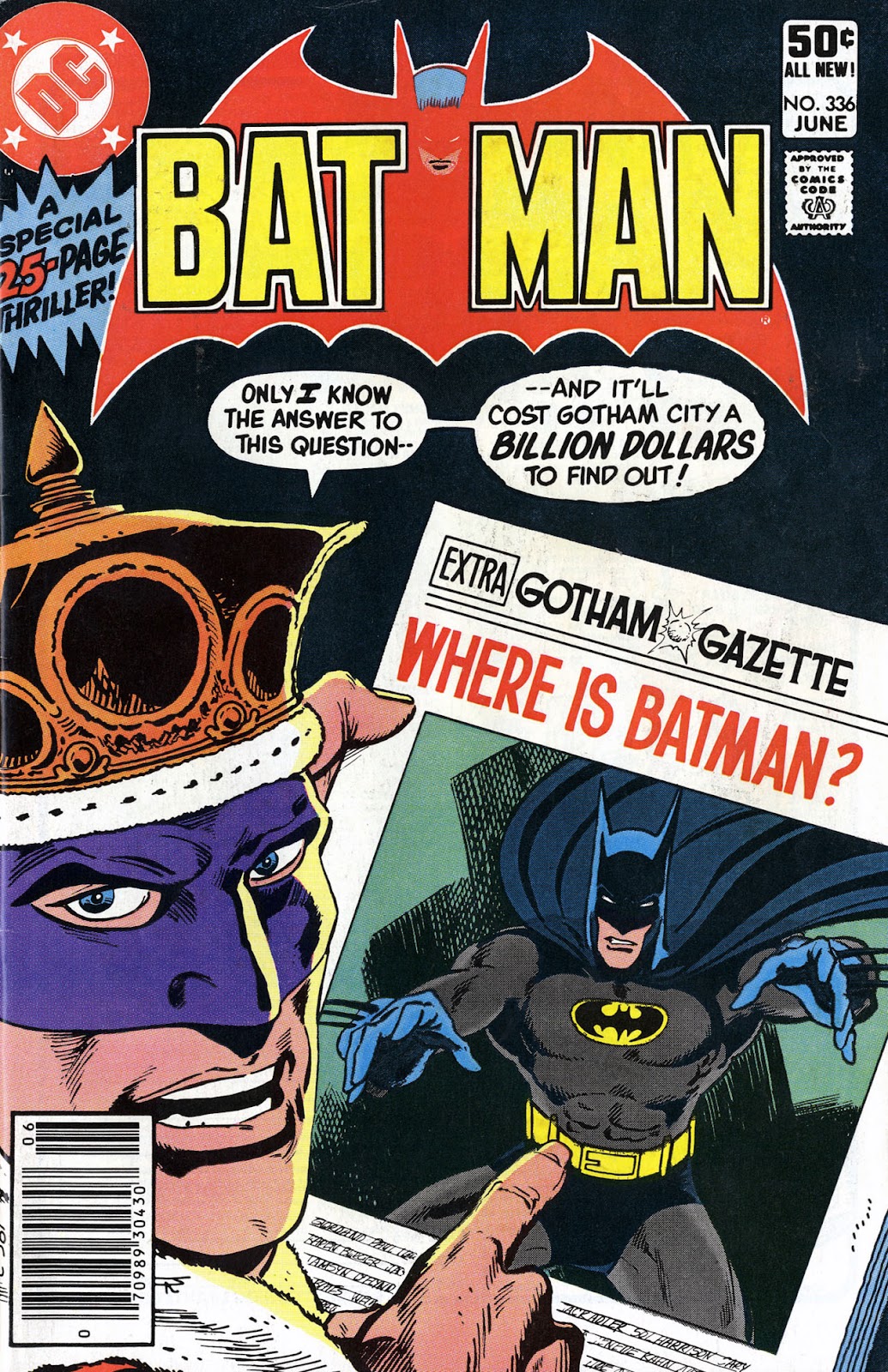 Batman (1940) Issue #336 - Page 1