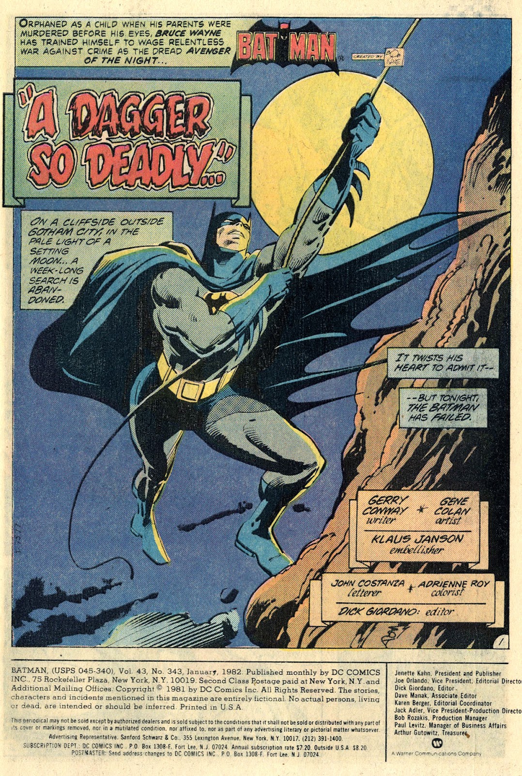 Batman (1940) Issue #343 - Page 3