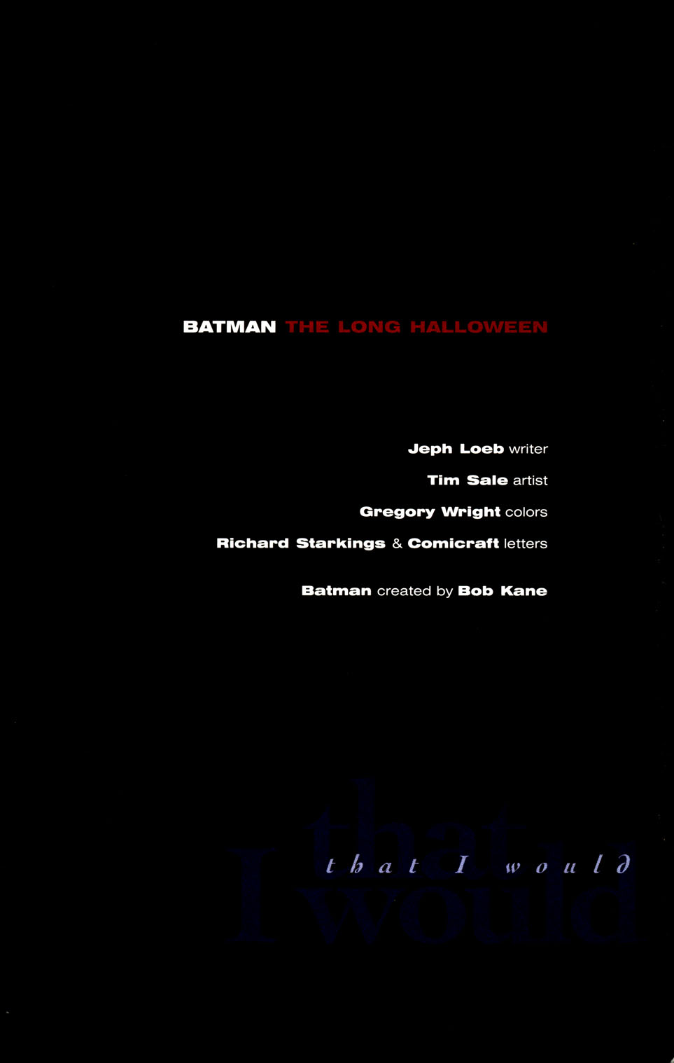 Batman: The Long Halloween _TPB - Page 5