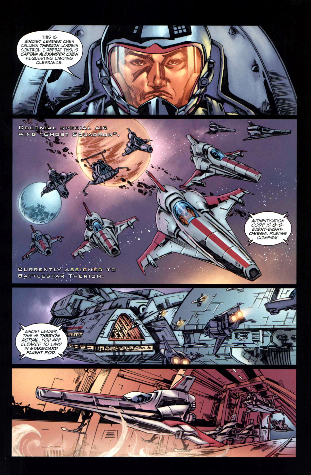 Battlestar Galactica: Ghosts Issue #1 - Page 12