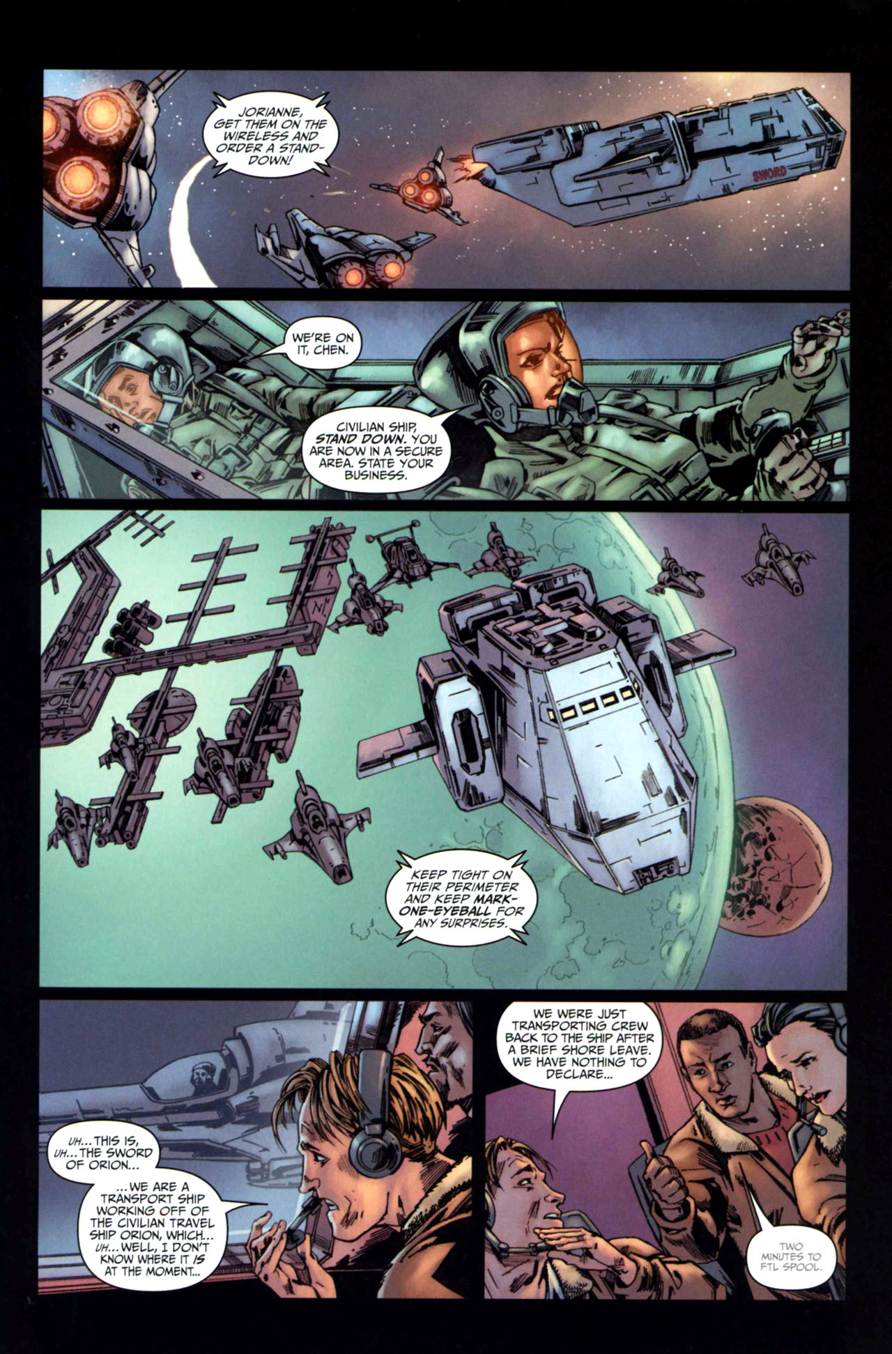 Battlestar Galactica: Ghosts Issue #1 - Page 25