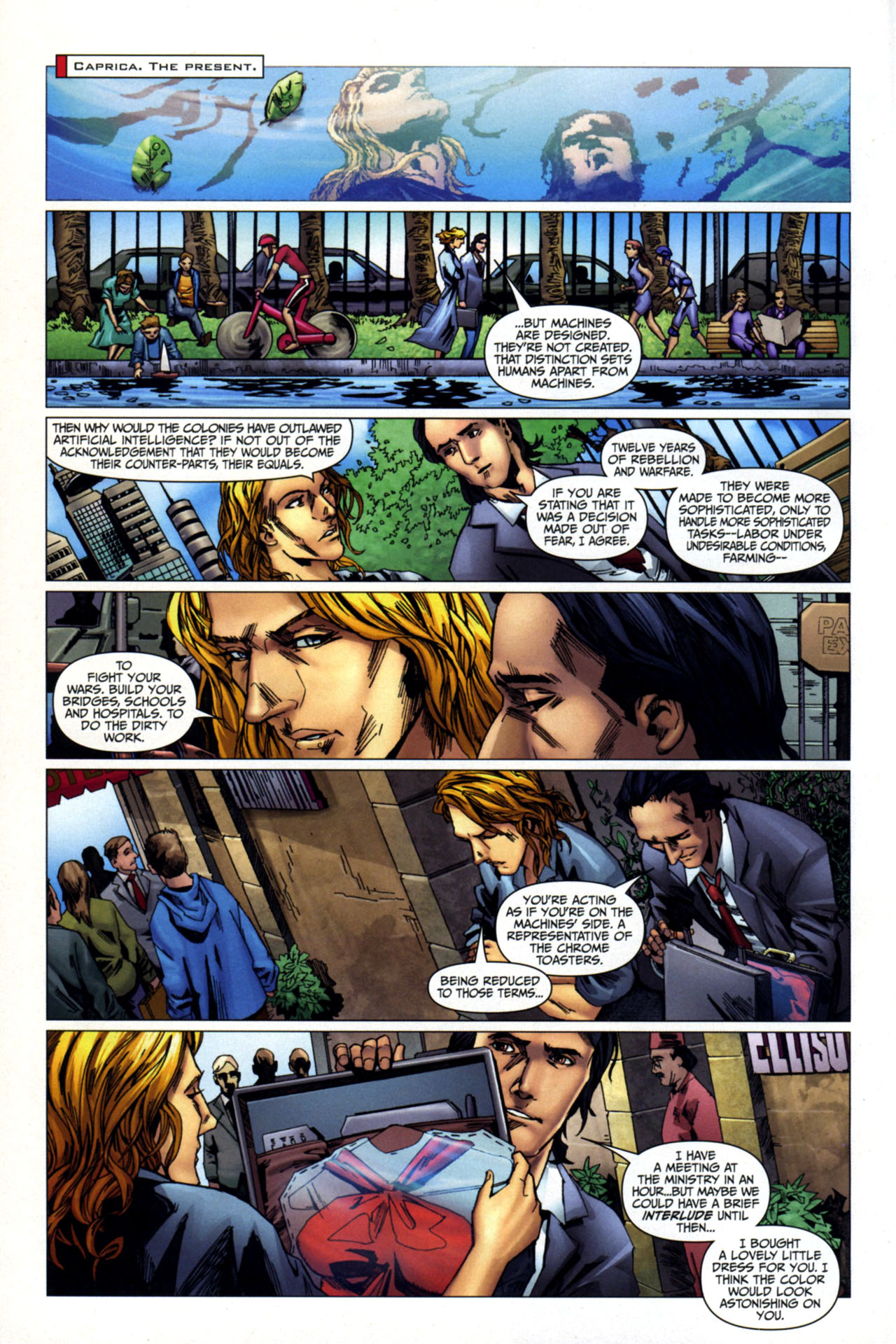 Battlestar Galactica: Origins Issue #2 - Page 8
