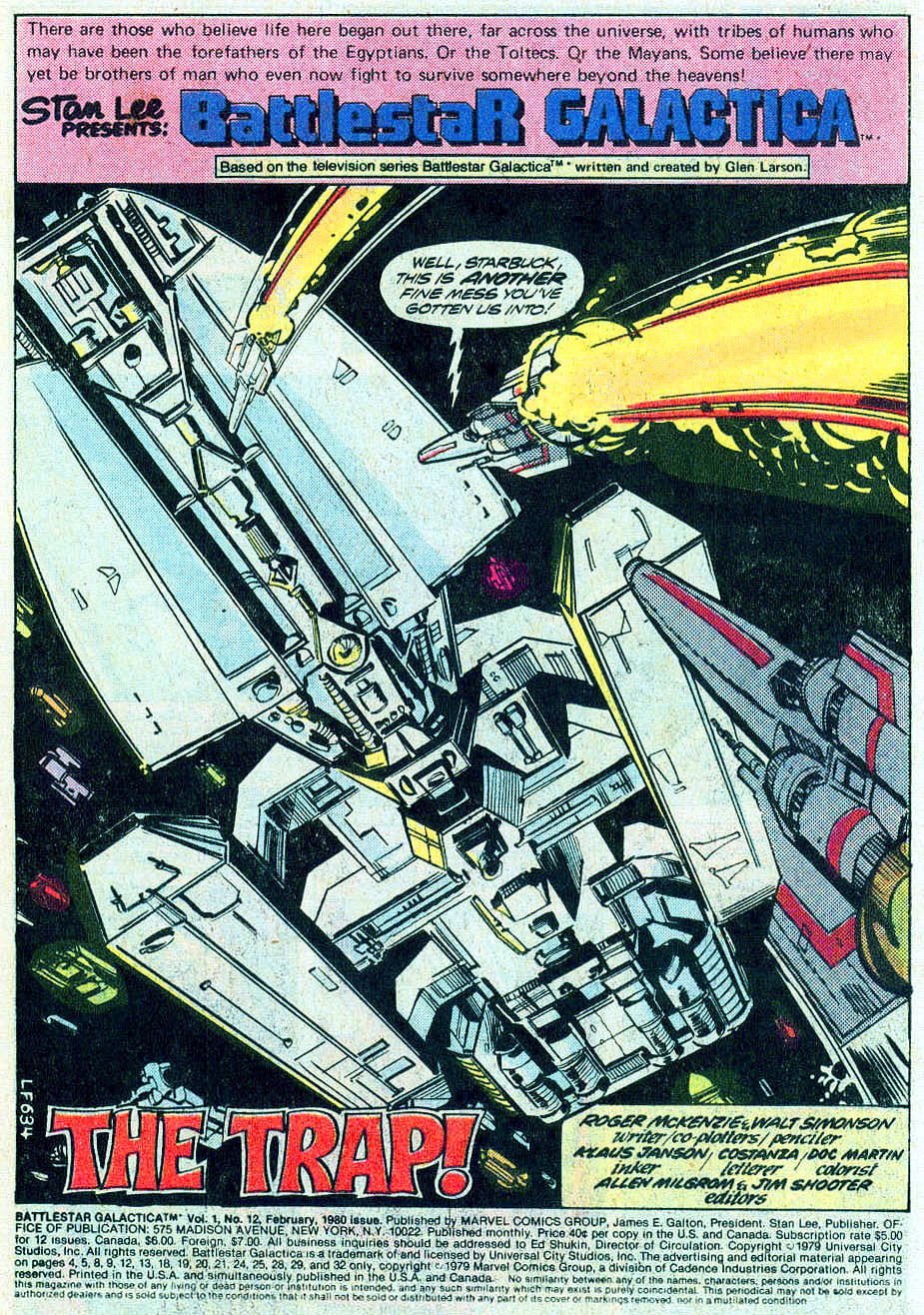 Battlestar Galactica Issue #12 - Page 2