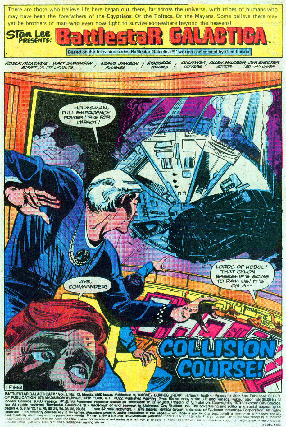 Battlestar Galactica Issue #13 - Page 2