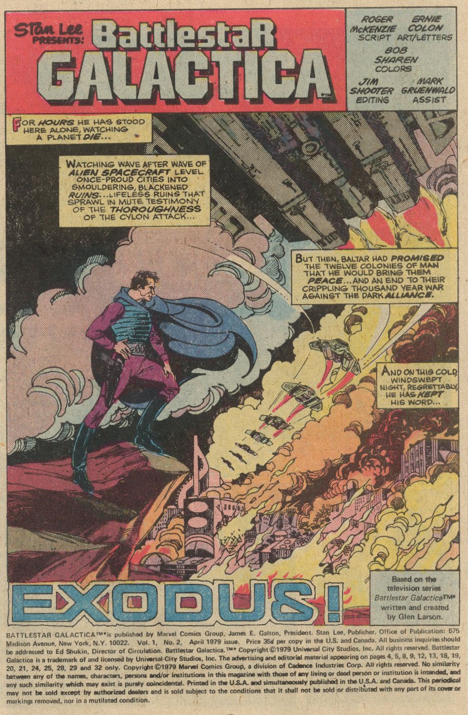 Battlestar Galactica Issue #2 - Page 2