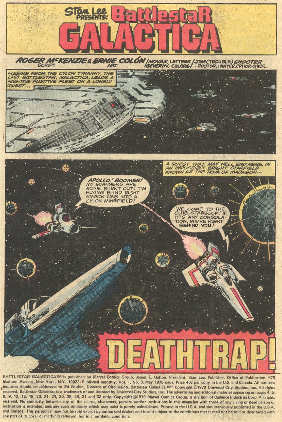 Battlestar Galactica Issue #3 - Page 2