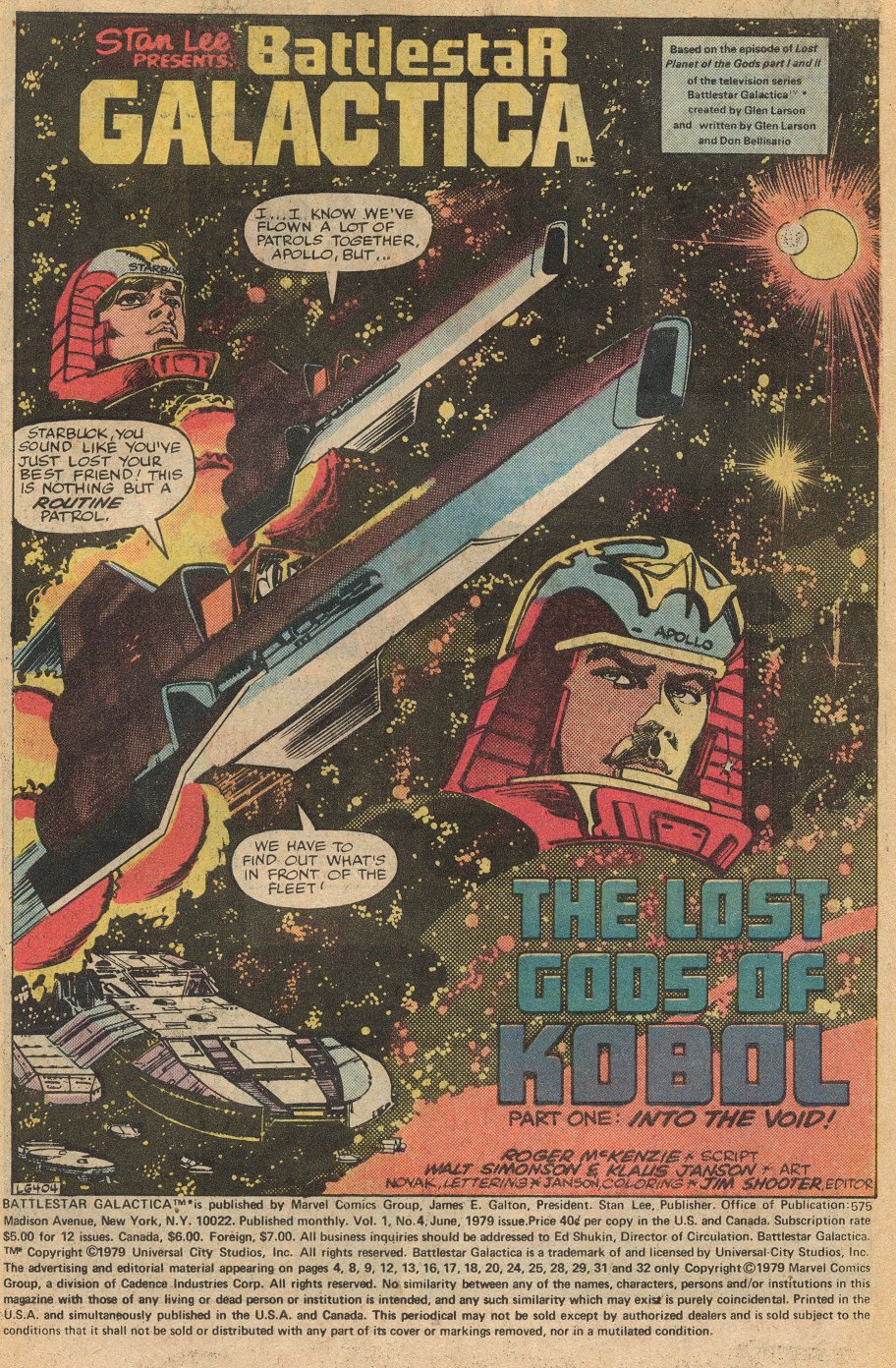Battlestar Galactica Issue #4 - Page 2