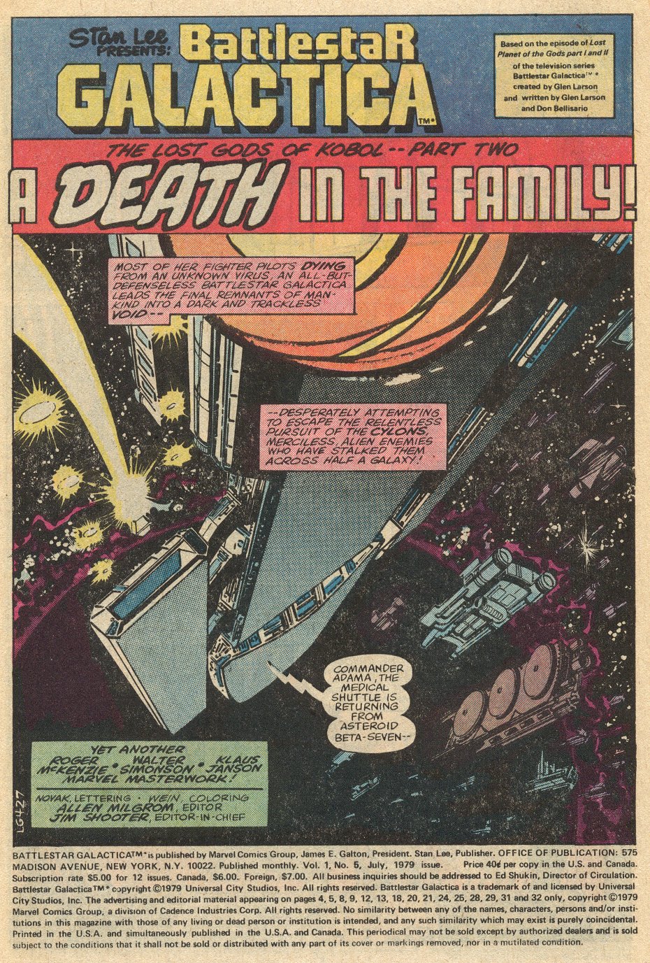 Battlestar Galactica Issue #5 - Page 2