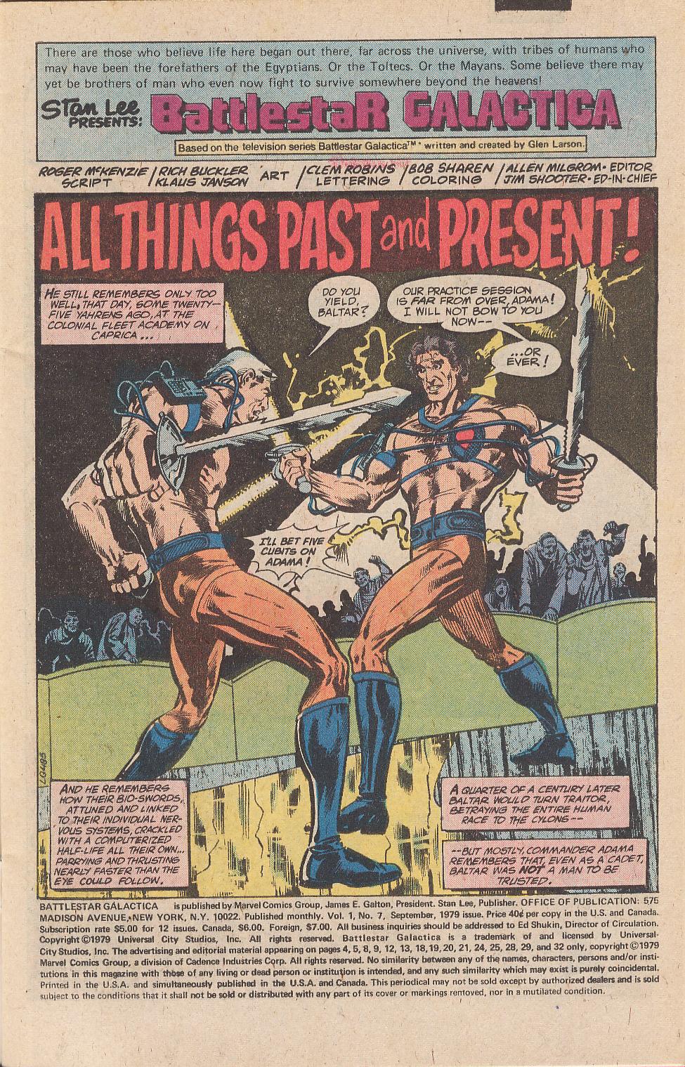 Battlestar Galactica Issue #7 - Page 2
