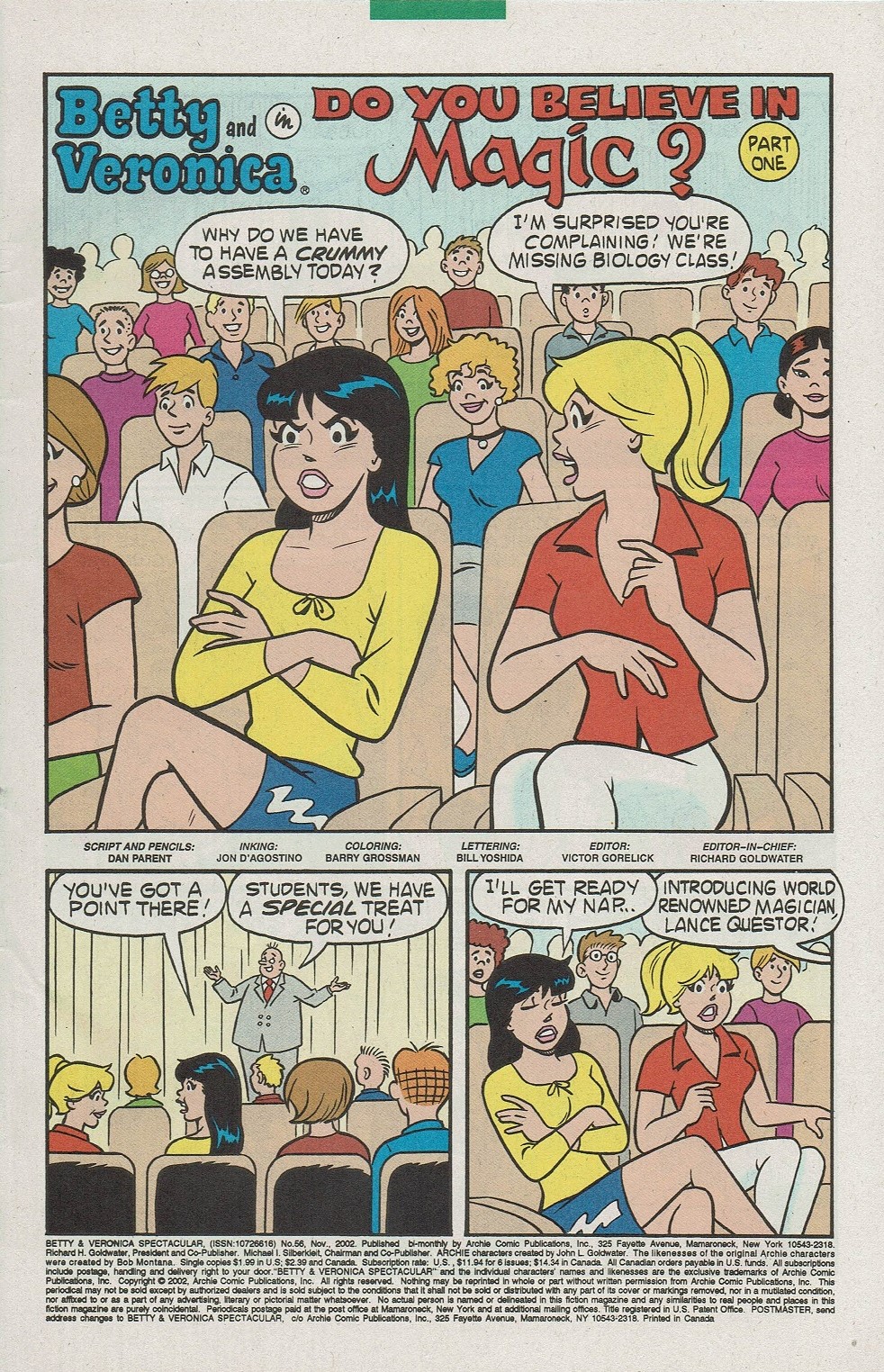 Betty & Veronica Spectacular Issue #56 - Page 3