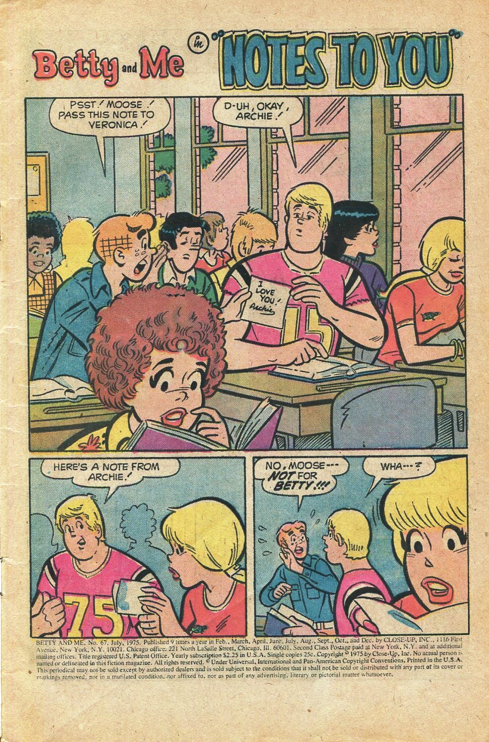 Betty and Me Issue #67 - Page 3