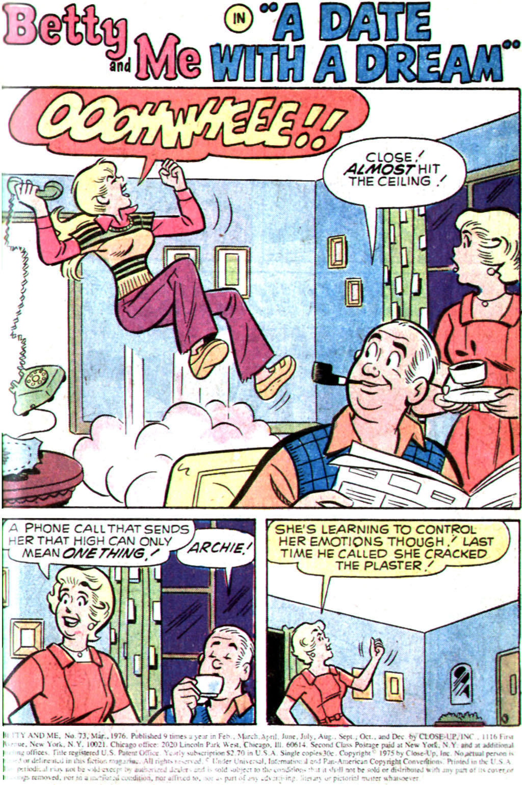 Betty and Me Issue #73 - Page 1
