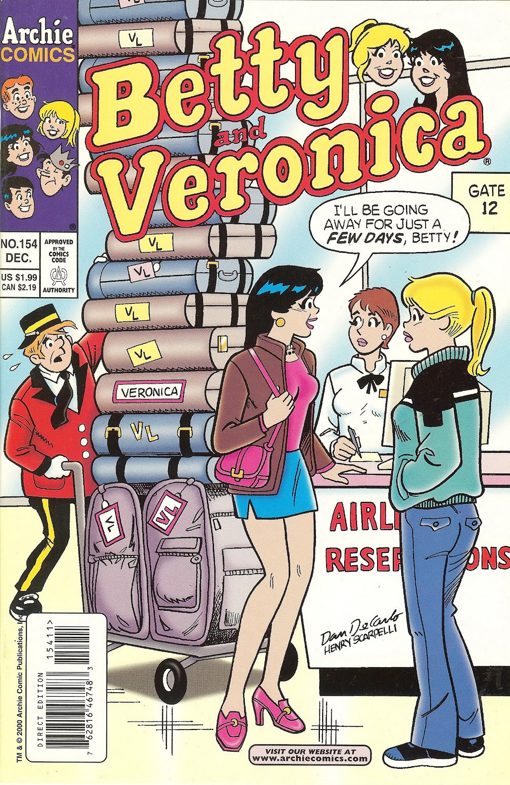Betty and Veronica (1987) Issue #154 - Page 1