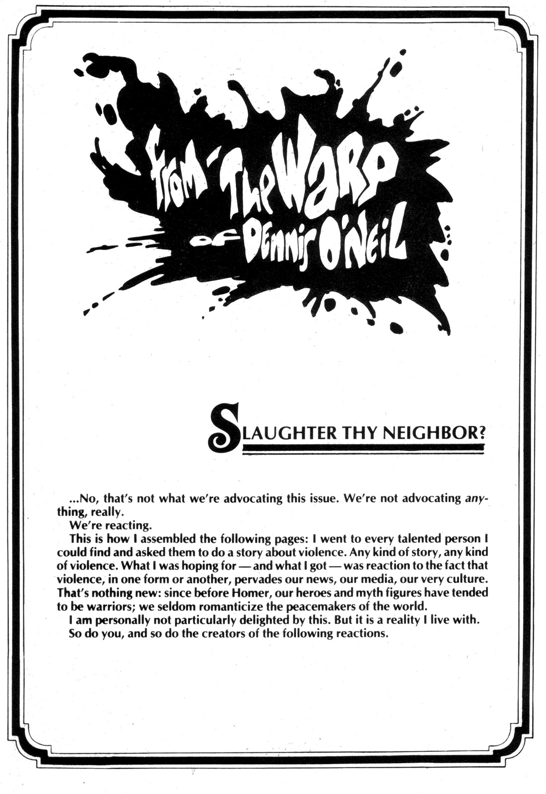 Bizarre Adventures Issue #31 - Page 3