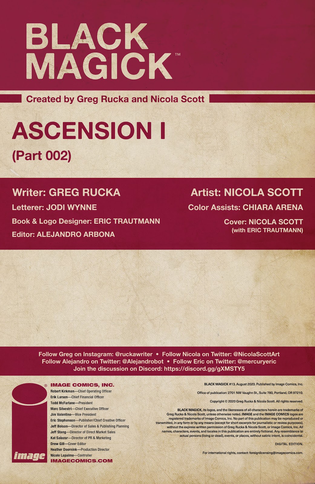 Black Magick Issue #13 - Page 2