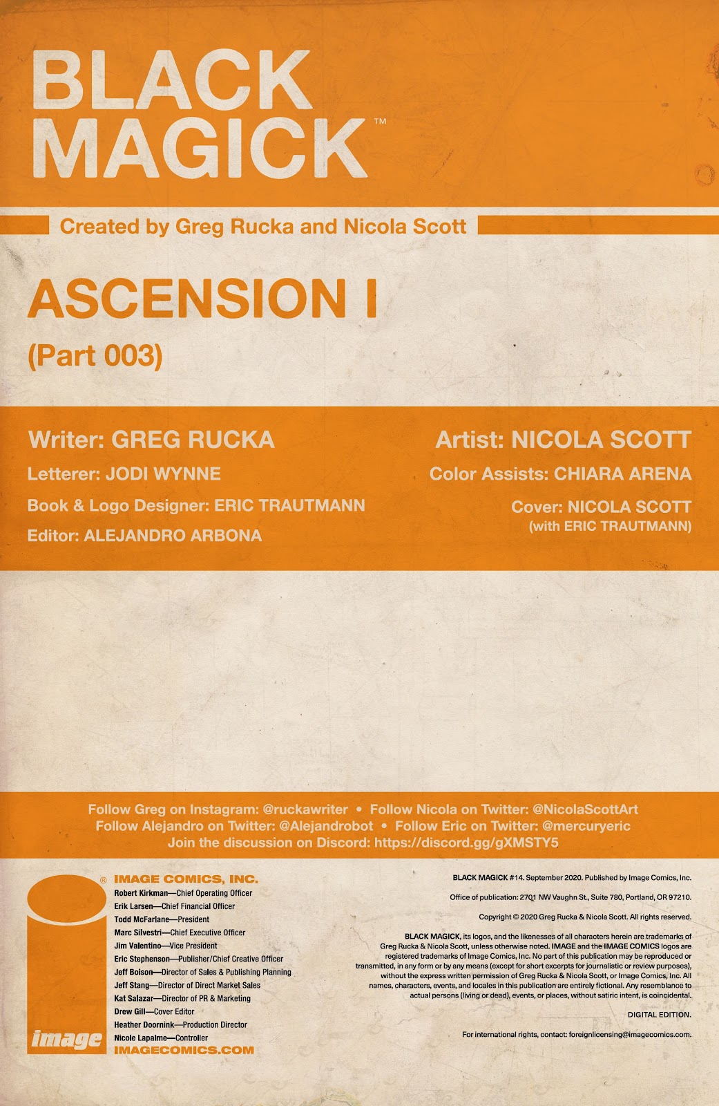 Black Magick Issue #14 - Page 2