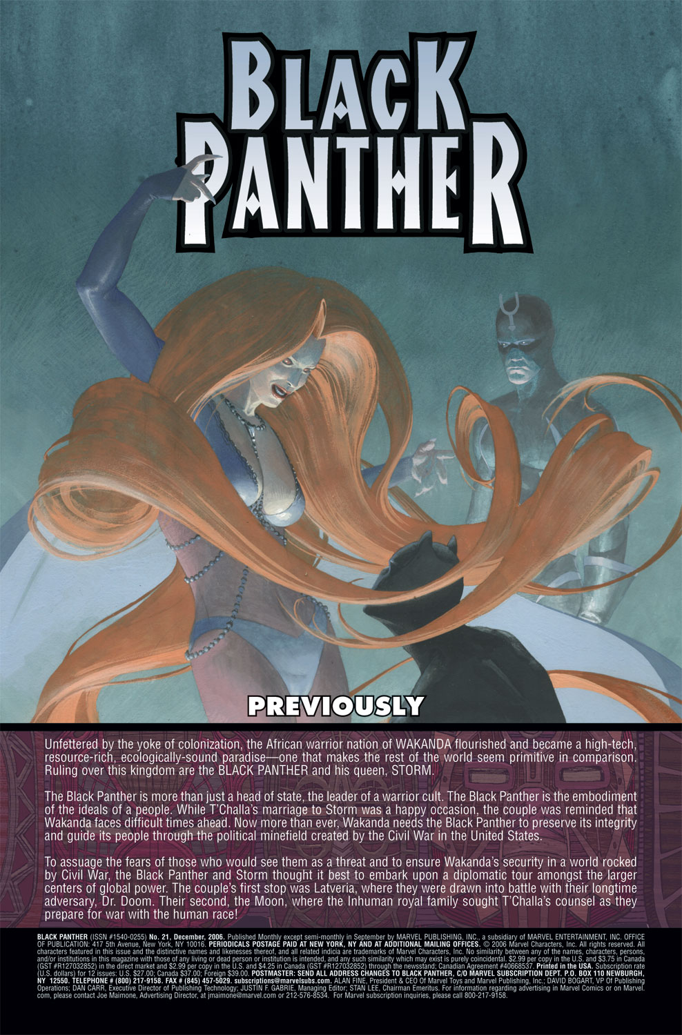 Black Panther (2005) Issue #21 - Page 2