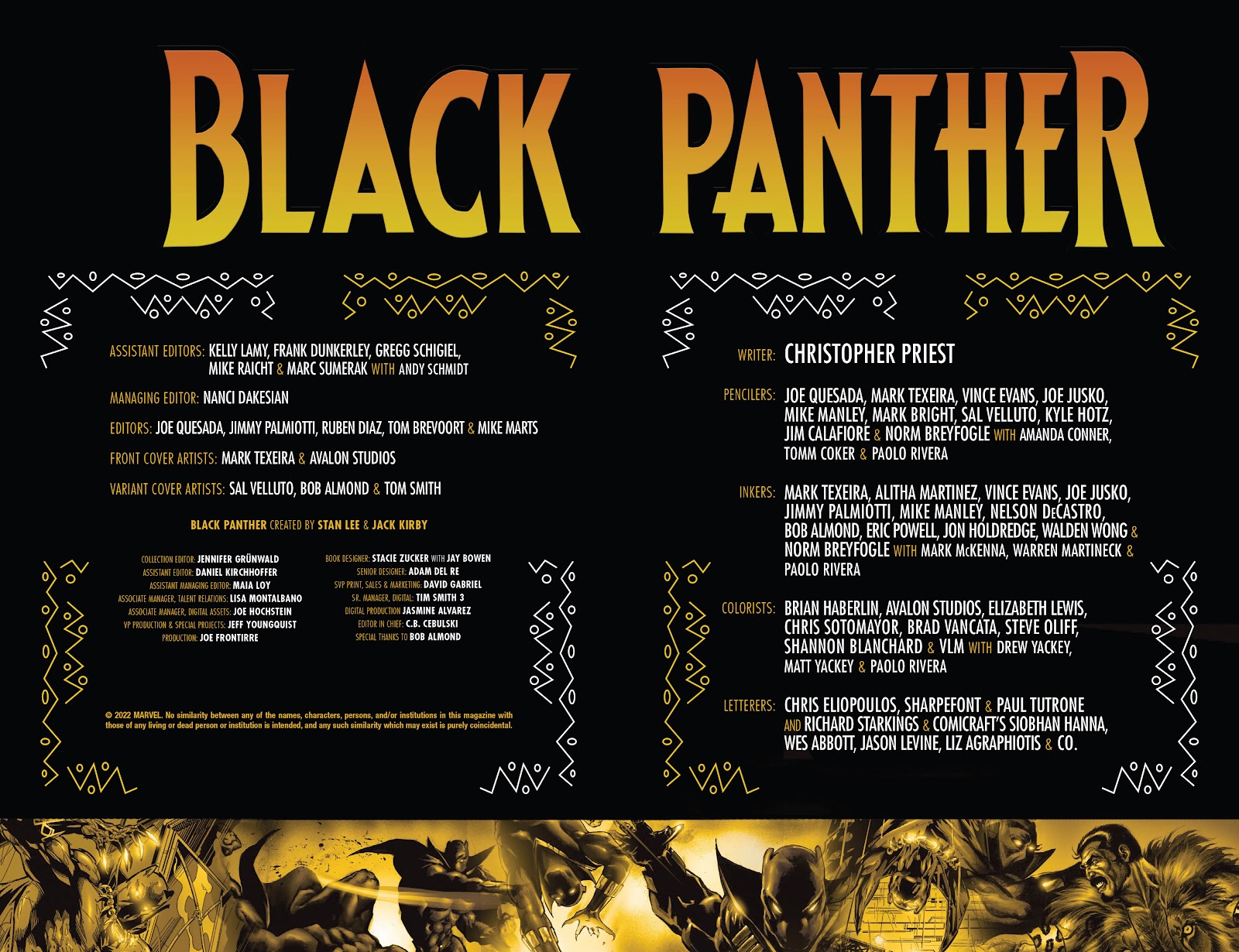Black Panther by Christopher Priest Omnibus TPB (Part 1) - Page 3