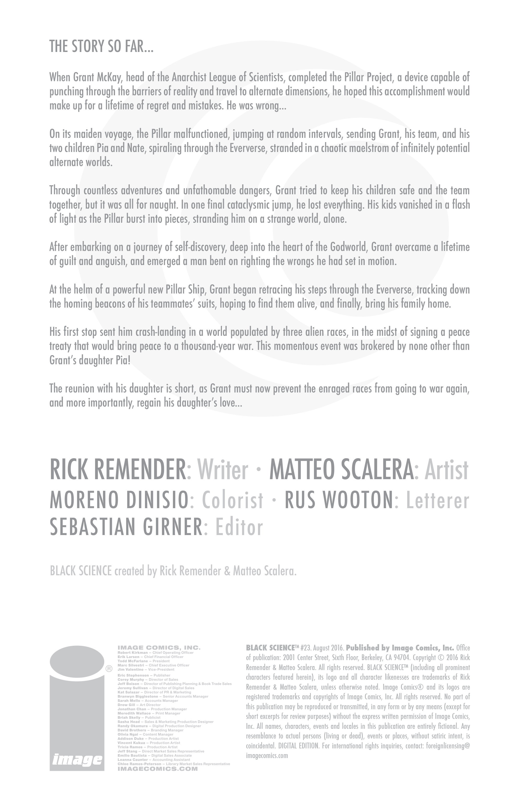 Black Science Issue #23 - Page 2