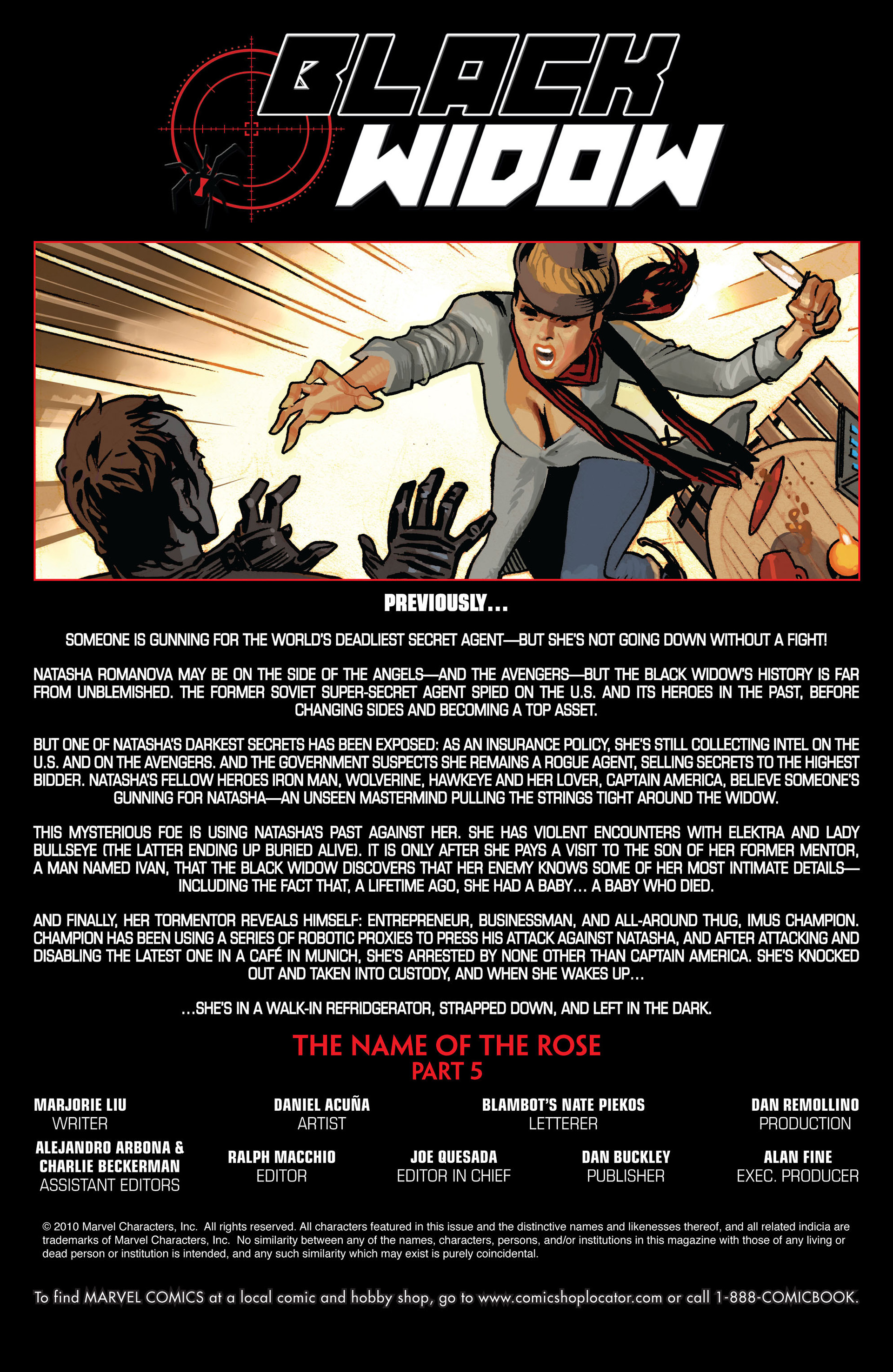 Black Widow (2010) Issue #5 - Page 2