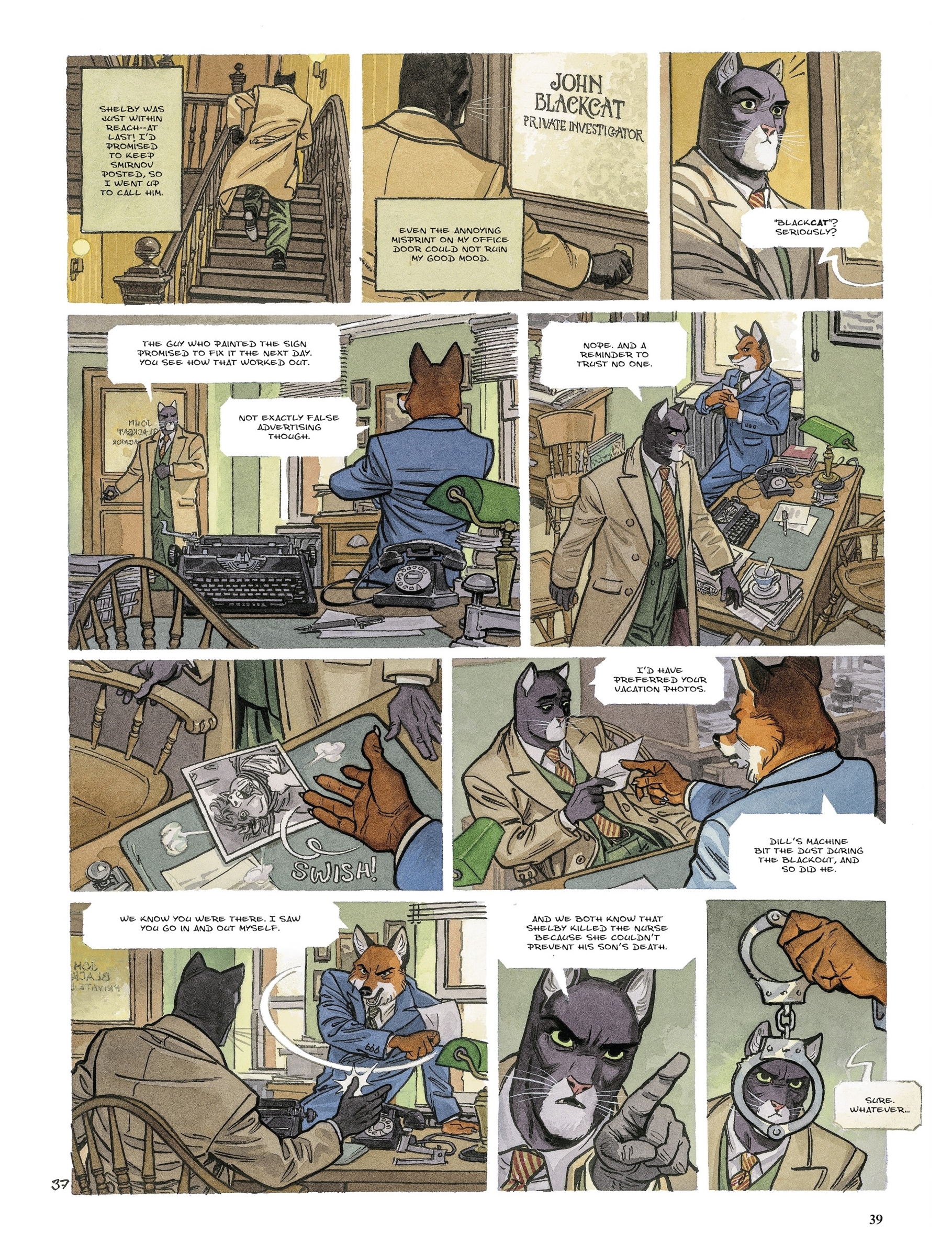Blacksad: They All Fall Down Part Two Full - Page 39