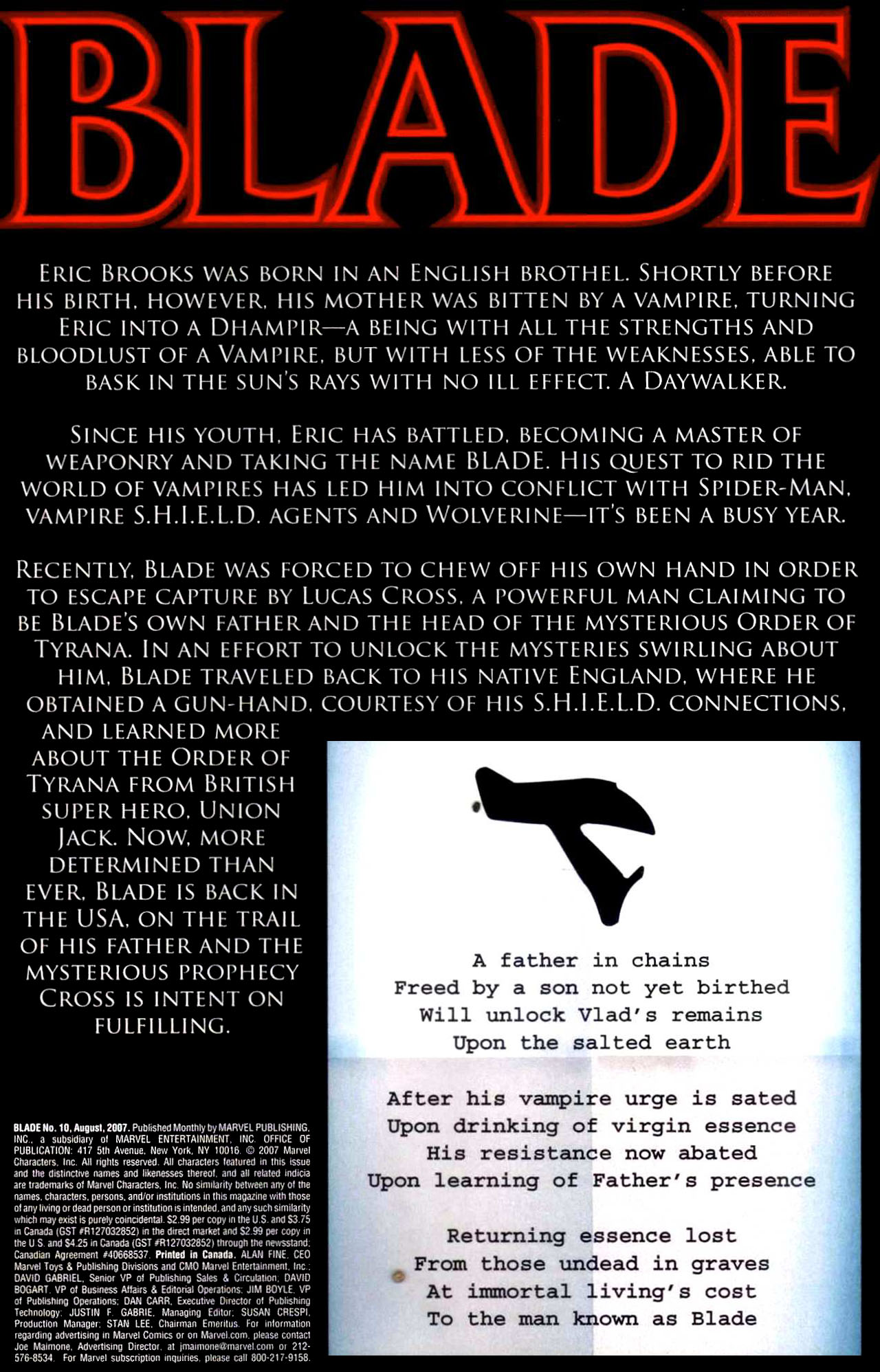 Blade (2006) Issue #10 - Page 2