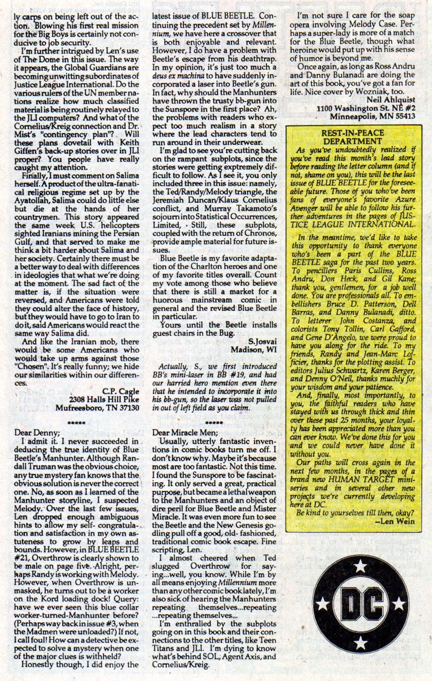 Blue Beetle (1986) Issue #24 - Page 25
