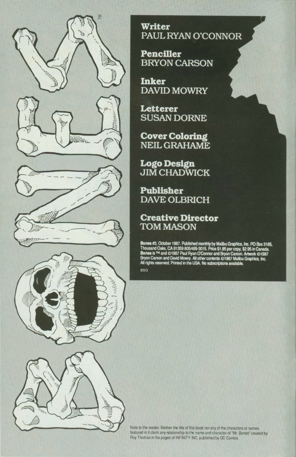 Bones Issue #3 - Page 2