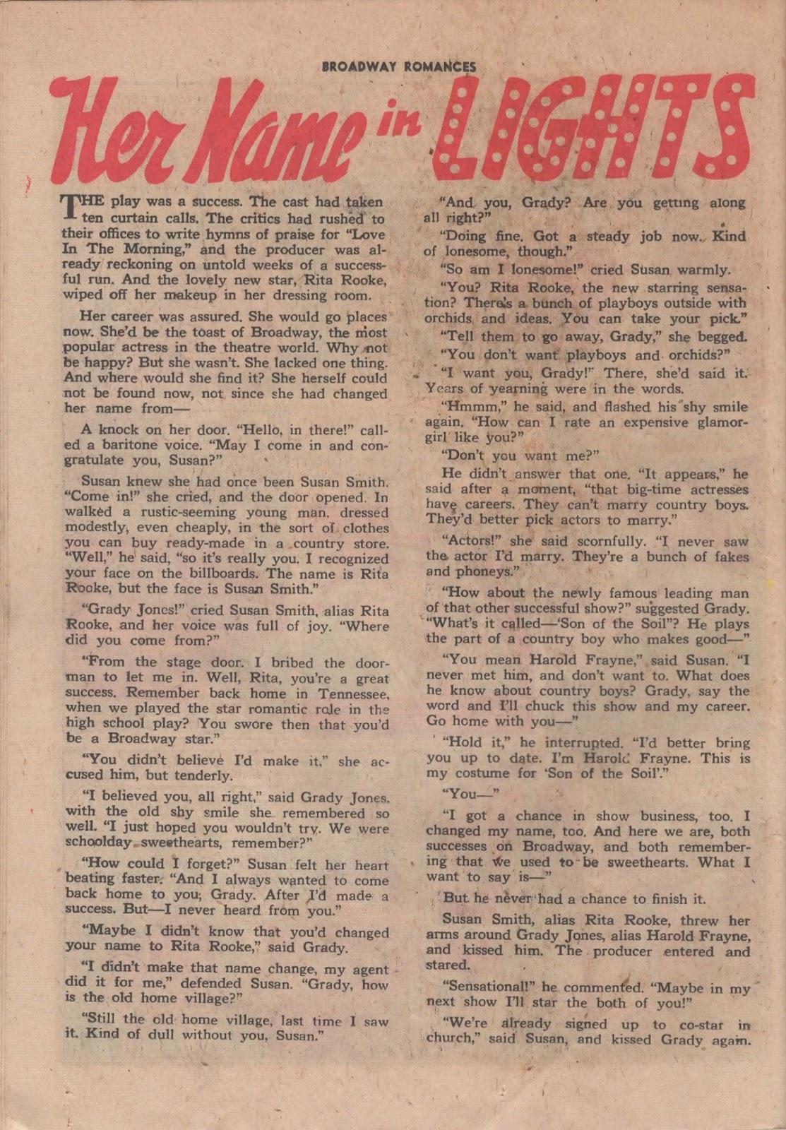 Broadway Romances Issue #2 - Page 26