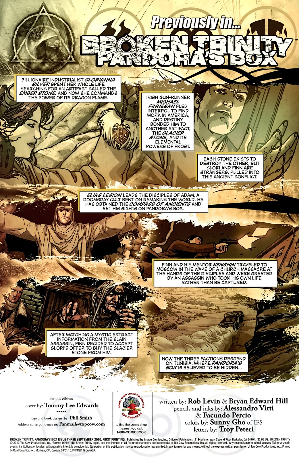 Broken Trinity vol 2: Pandora's Box Issue #3 - Page 2