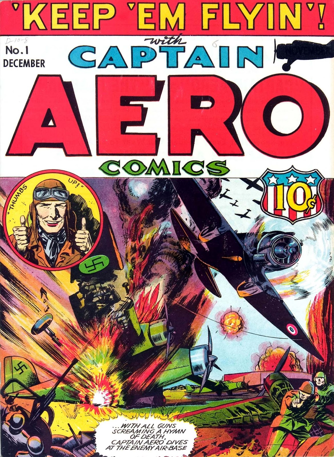 Captain Aero Comics Issue #1 - Page 1