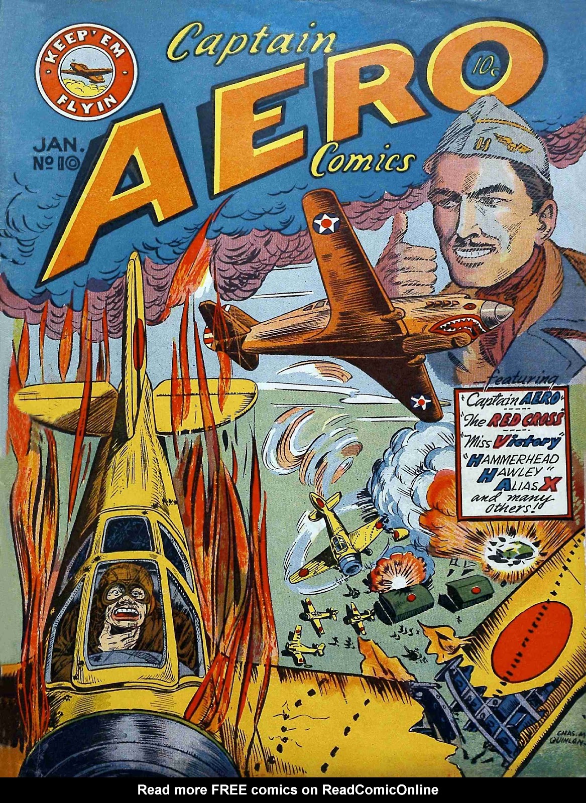 Captain Aero Comics Issue #10 - Page 2