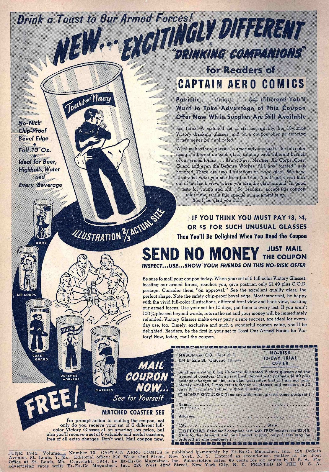 Captain Aero Comics Issue #15 - Page 2
