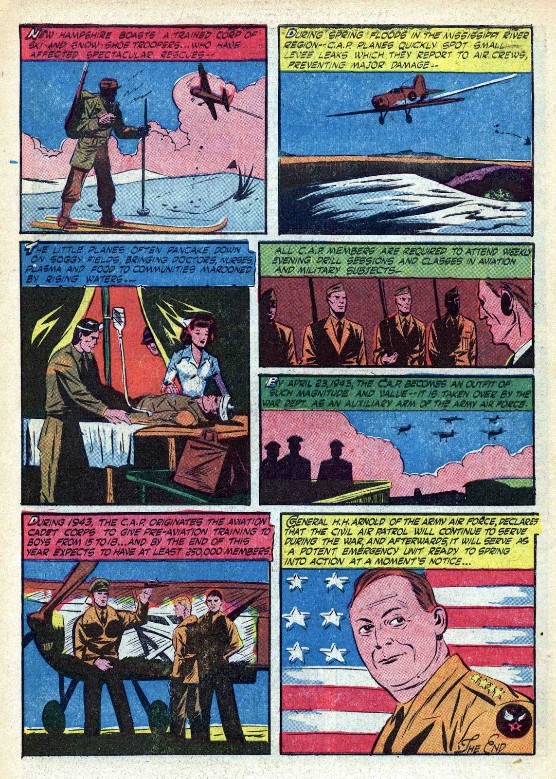 Captain Aero Comics Issue #21 - Page 44