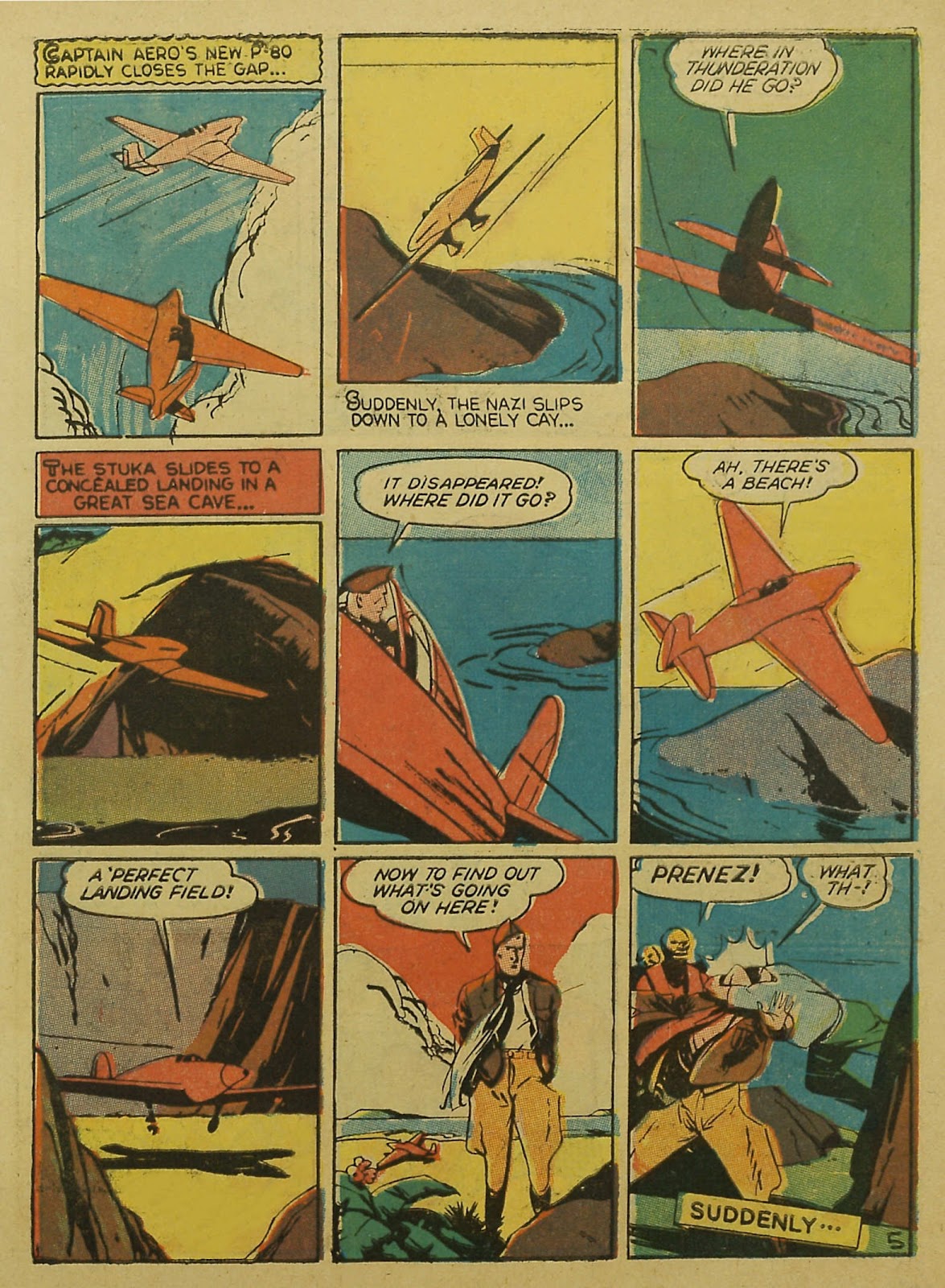 Captain Aero Comics Issue #3 - Page 7