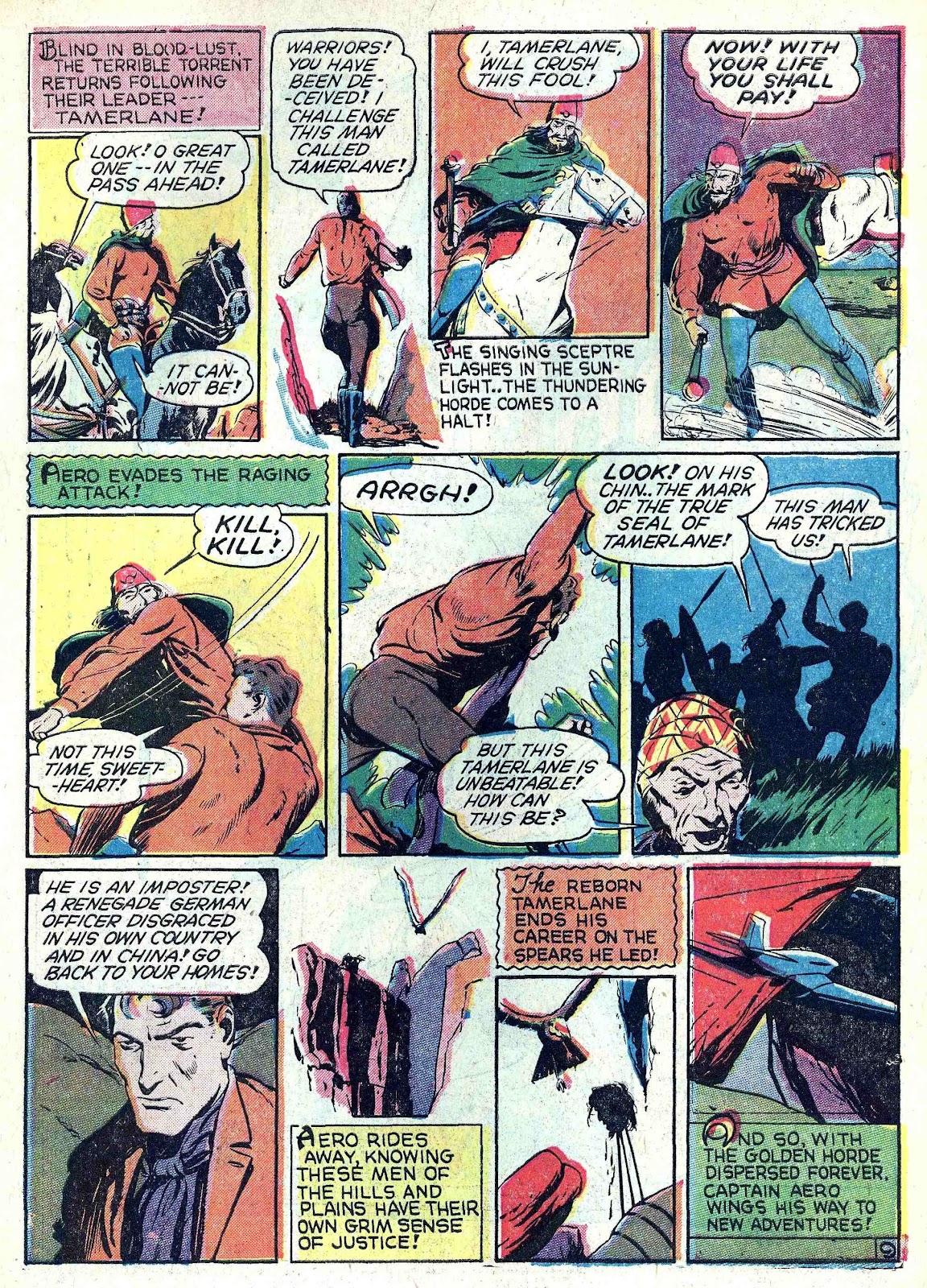 Captain Aero Comics Issue #5 - Page 11