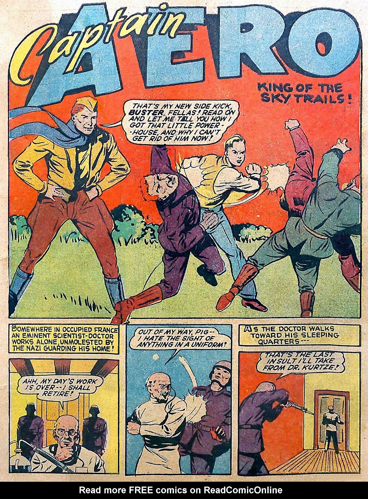 Captain Aero Comics Issue #6 - Page 2