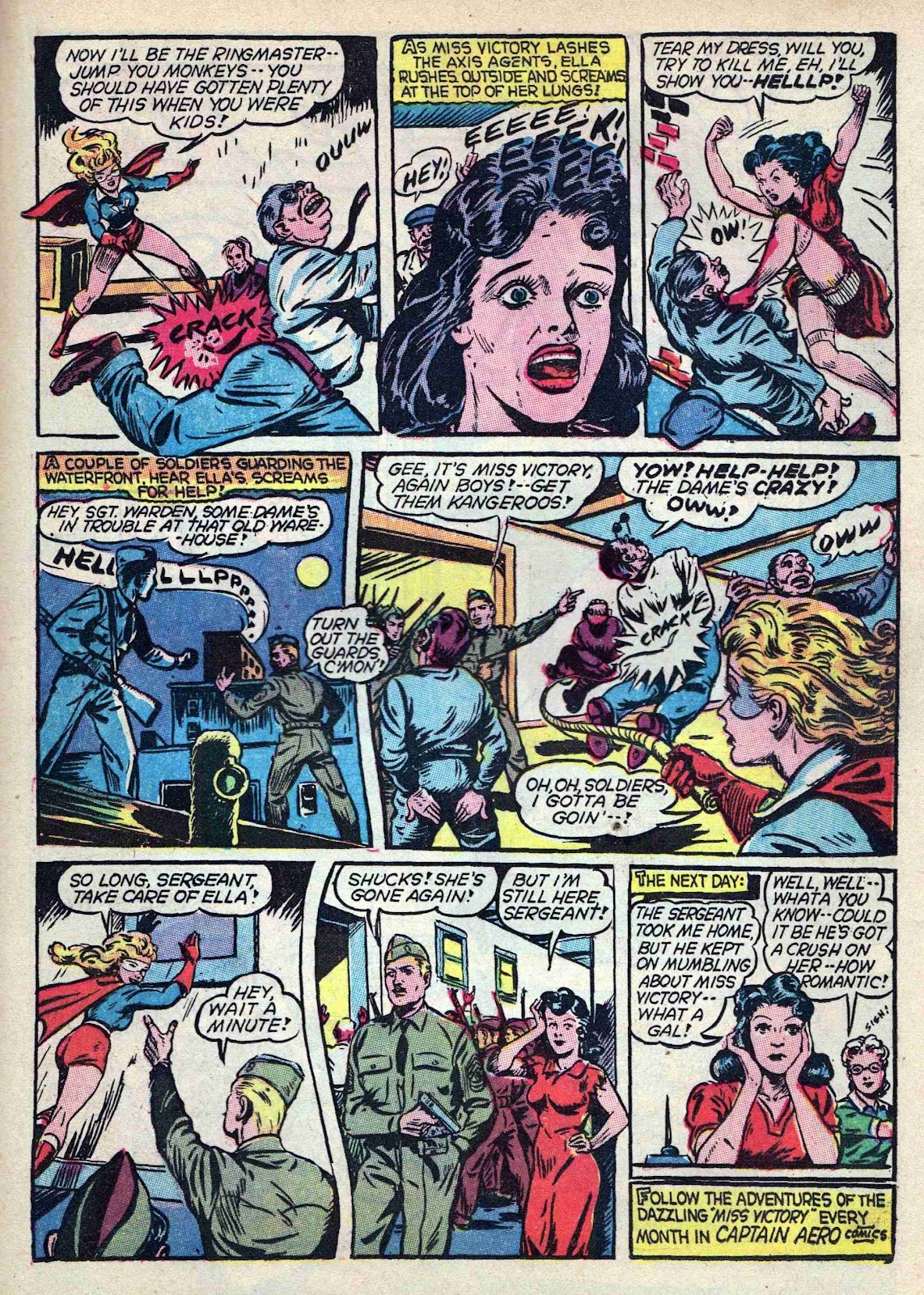 Captain Aero Comics Issue #9 - Page 25