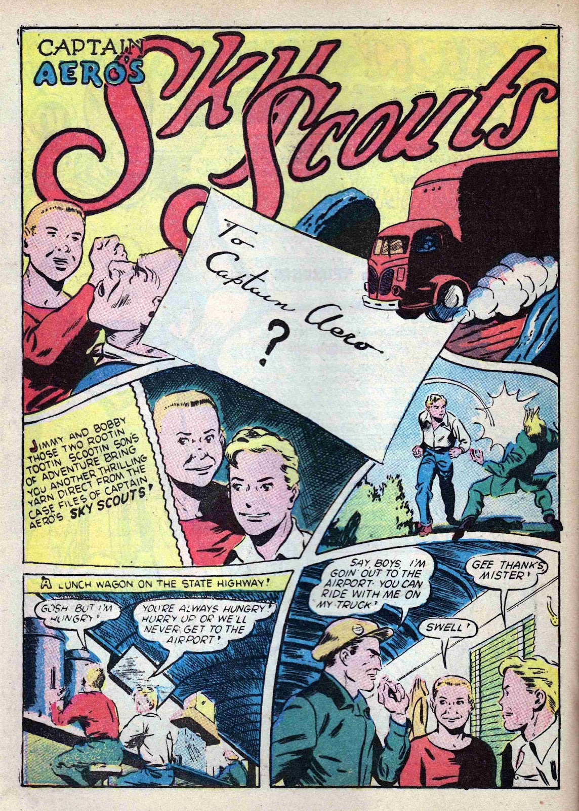 Captain Aero Comics Issue #9 - Page 38