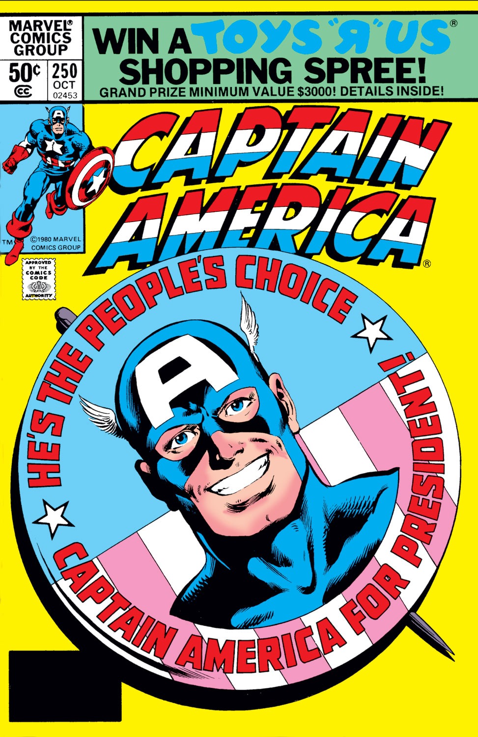 Captain America (1968) Issue #250 - Page 1