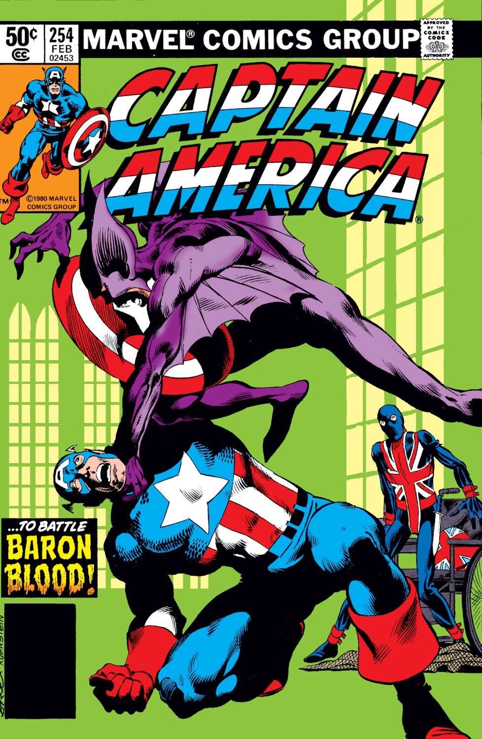 Captain America (1968) Issue #254 - Page 1