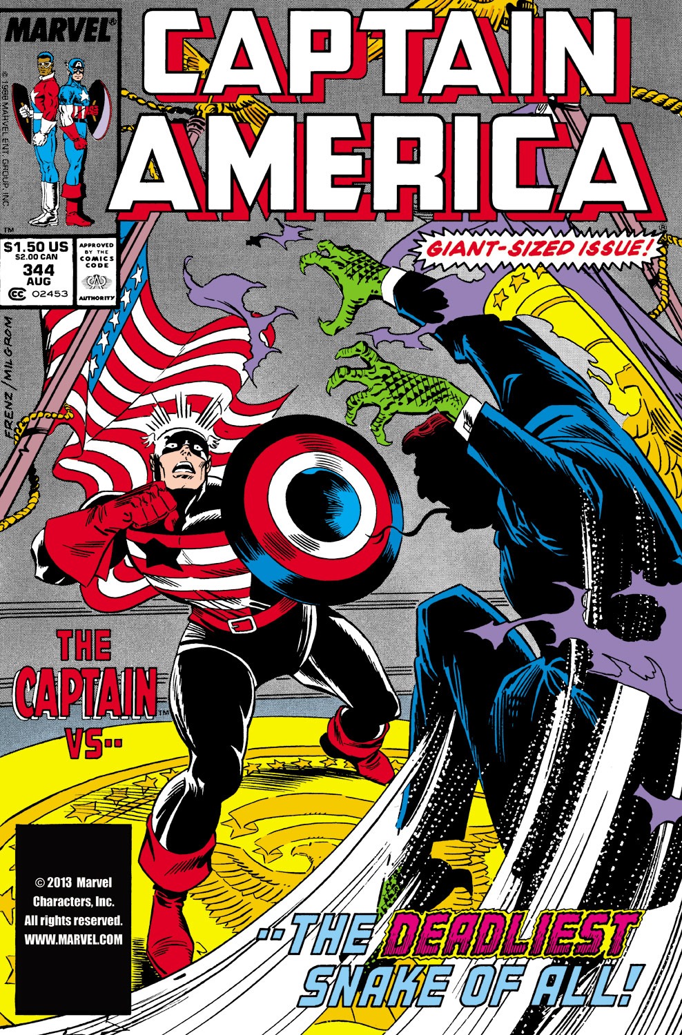 Captain America (1968) Issue #344 - Page 1