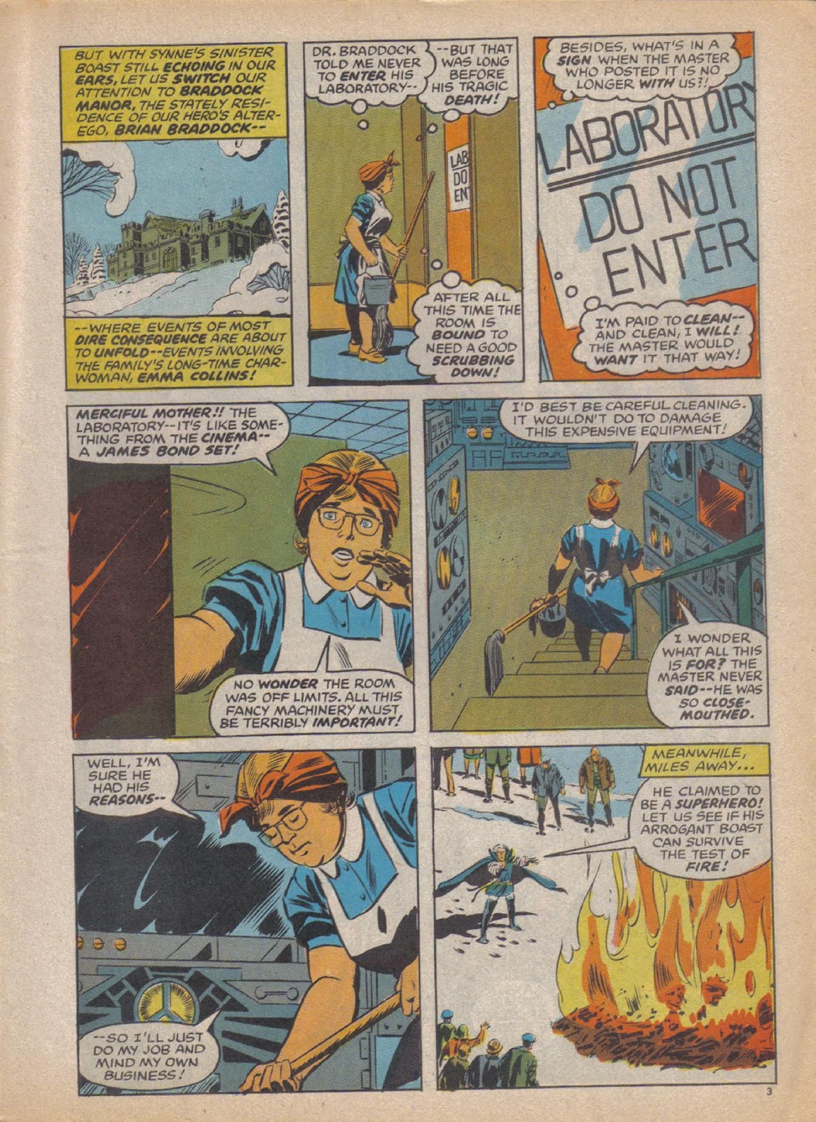 Captain Britain (1976) Issue #13 - Page 3